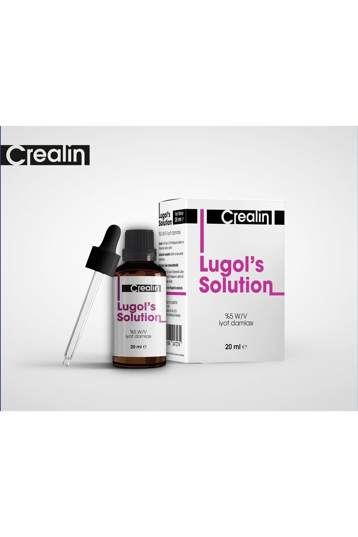 Crealin Lugol İyot Solution % 2 30 ml