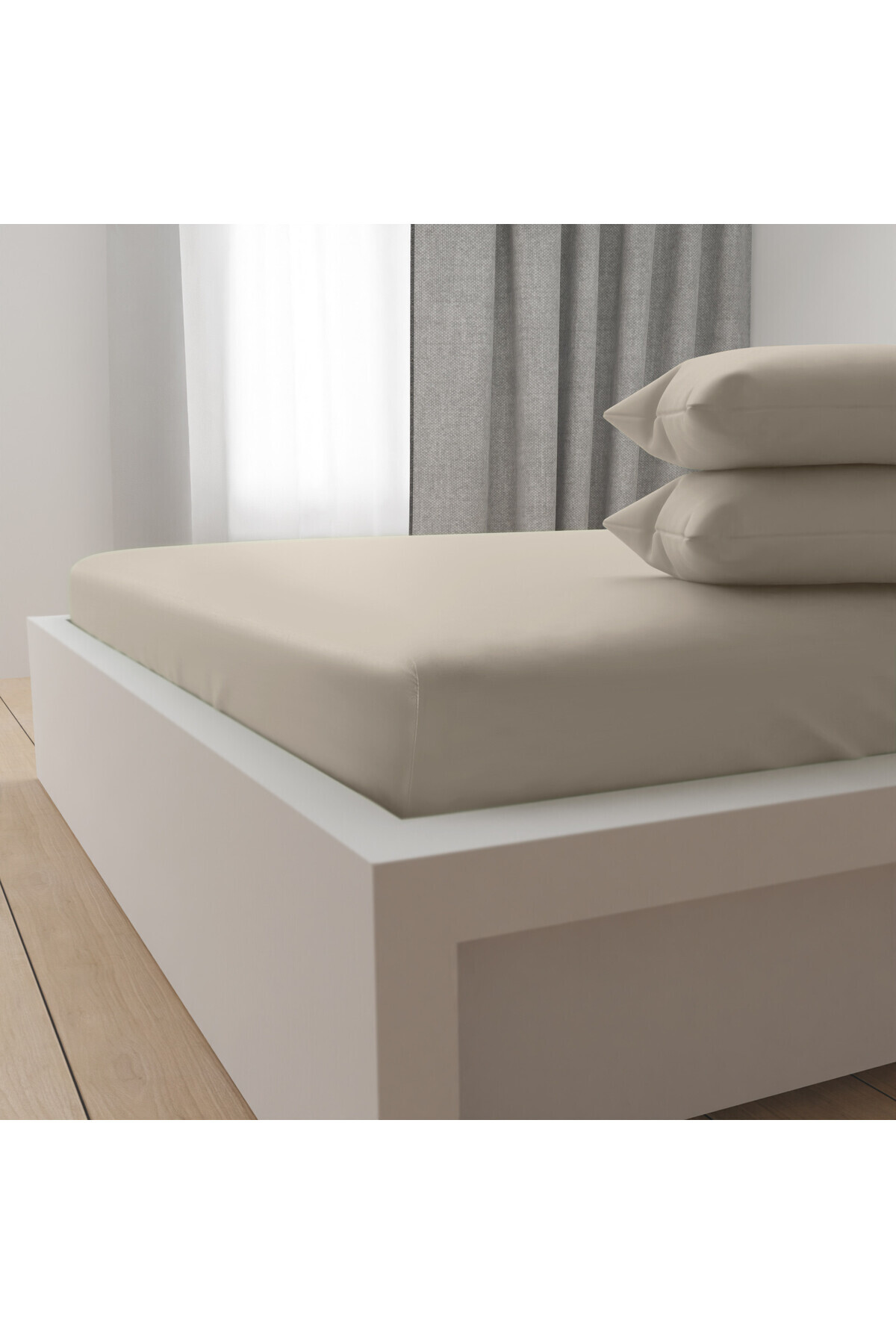 Hotel Linen Klub-350TC Cotton 3-Piece King Fitted Sheet Set - Luxury and Hotel Quality, Deep Pocket for a Perfect Fit 1