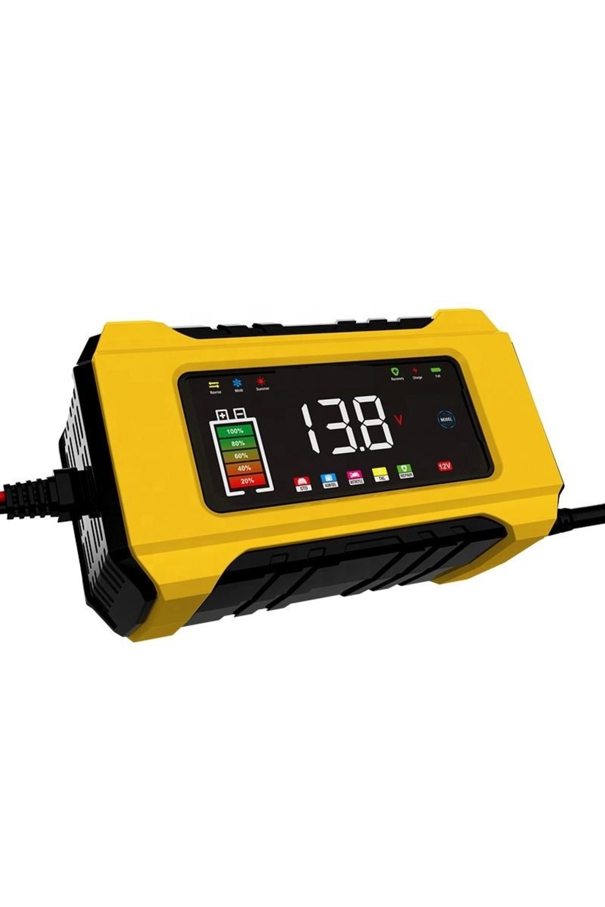 TechMore 12v Desülfatör Akü Şarj Cihazı 24 Ile 80 Amper Jel Asitli Sulu ...