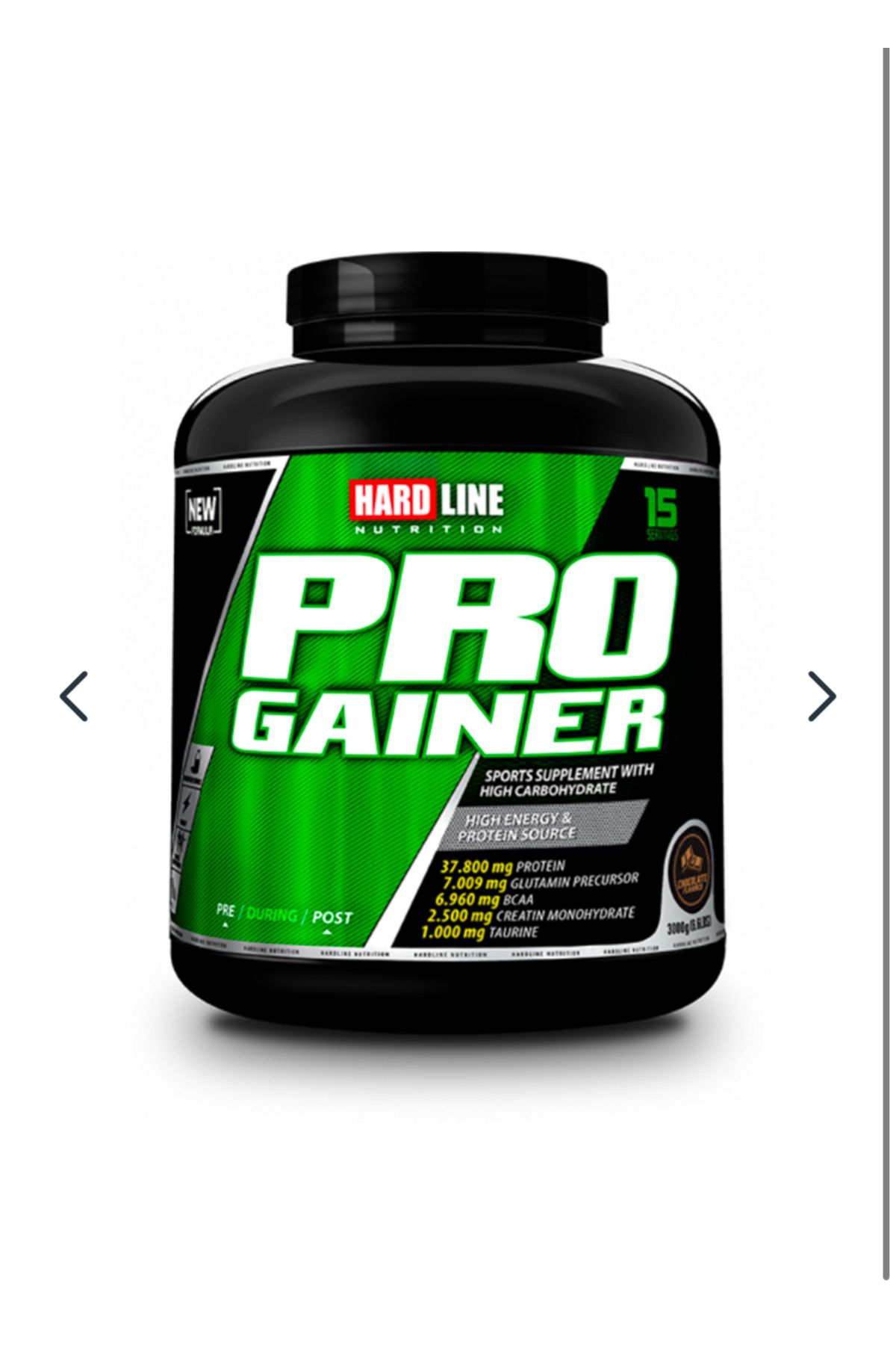 Hardline Naturals PRO GAINER 3 kg