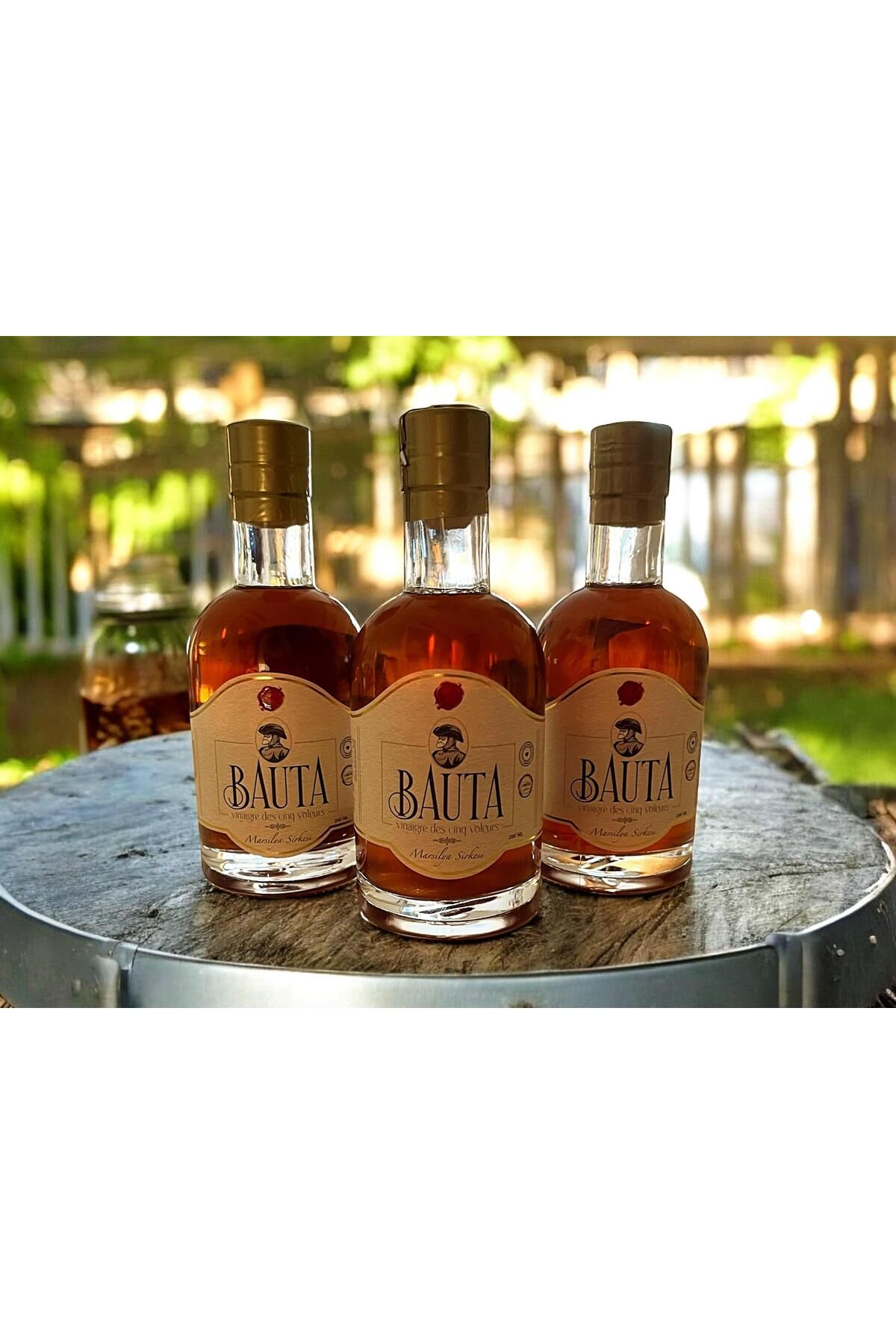 BAUTA Vinaigre des cinq voleurs Marsilya Sirkesi (200ml*3) 3'lü paket (Beş Hırsızlar Sirkesi)