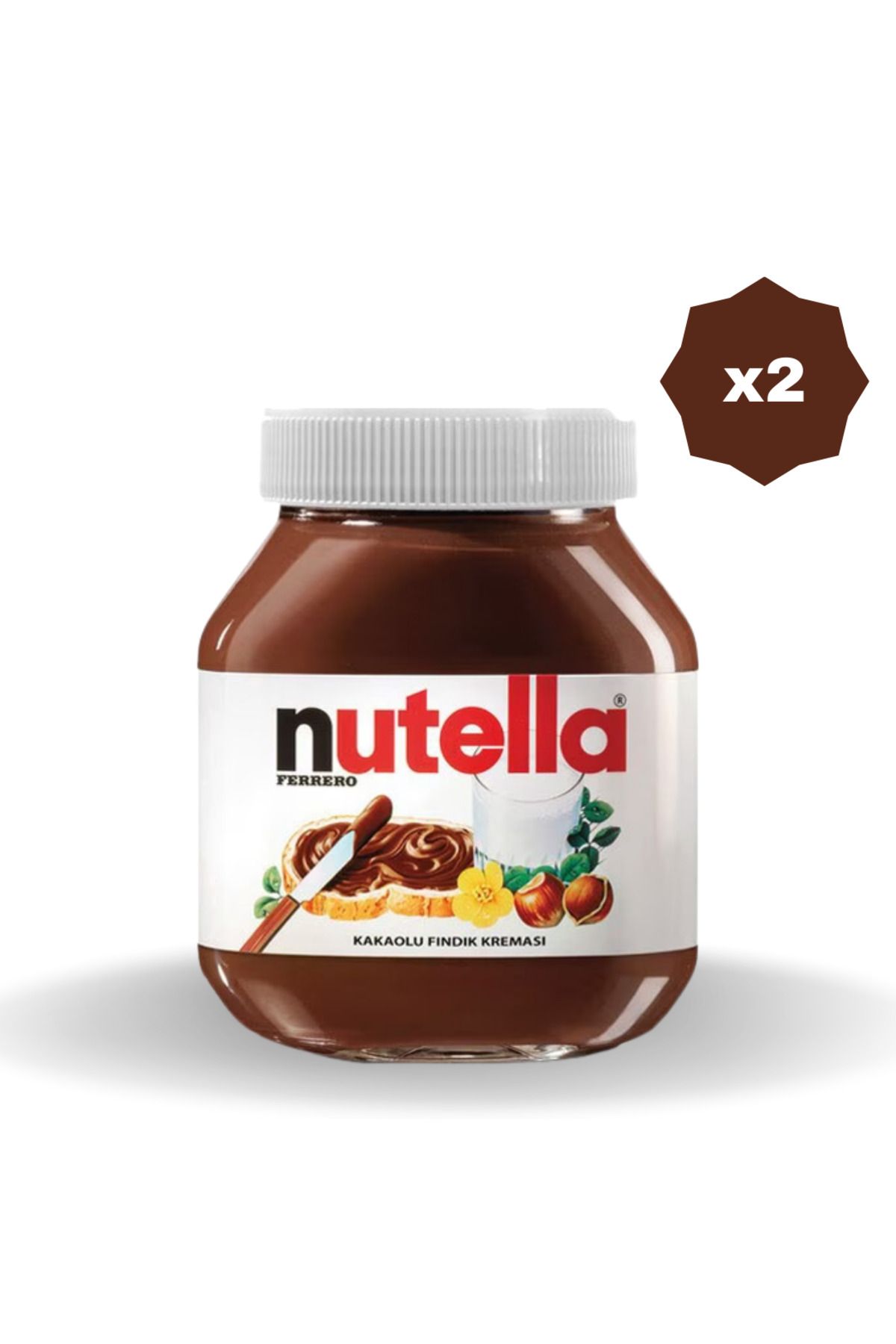 Nutella ÇİKOLATA CAM 750 GR - (2 ADET)