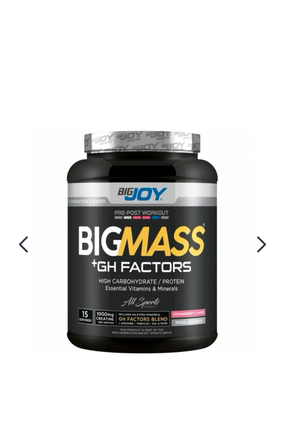 bigjoyy Big Joy Big Mass + GH factors (kilo alimi) 1.5 KG