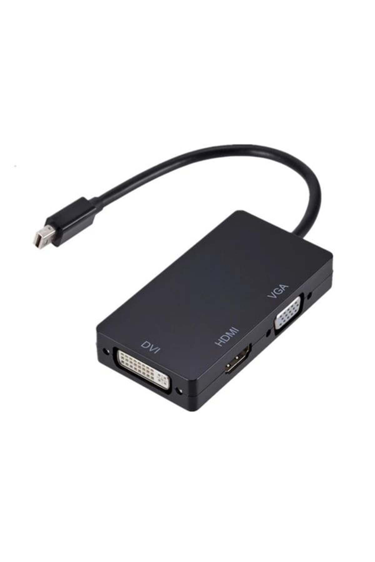 nazeninstoğu Power Pm-16102 Display Port To Hdmi-vga-dvi 3ın1 Çevirici