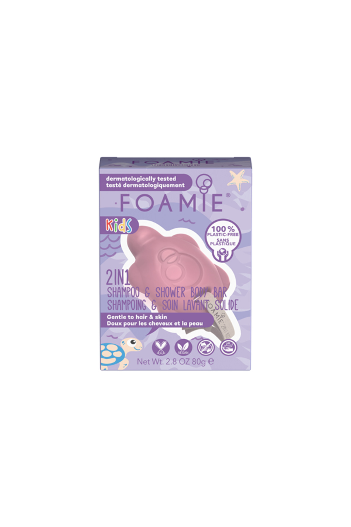 Foamie بار دو در یک بچهگانه طرح لاکپشت، مناسب برای دختران — FM-KD-TG2001
