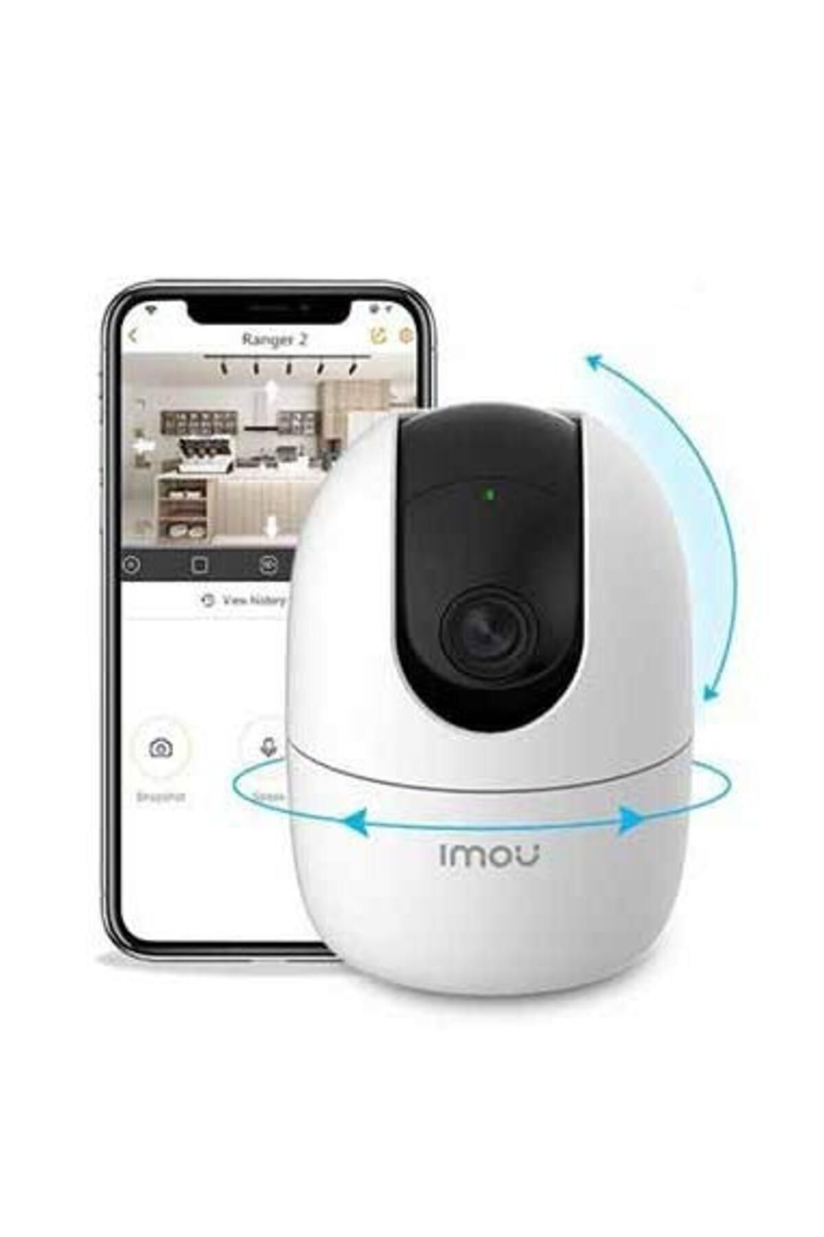 Imou-Ranger 2 360 Degree Security Camera with SD Card Support up to 256GB and Wi-Fi 1080P 4