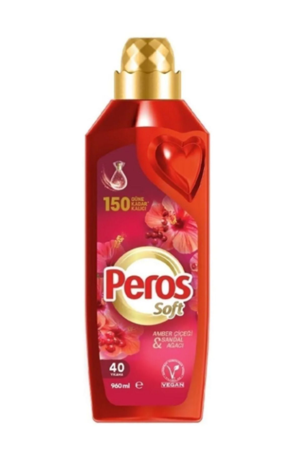 Peros Konsantre Yumuşatıcı Amber Çiçeği Ve Sandal Ağacı Kokulu 960 Ml X 12 Adet