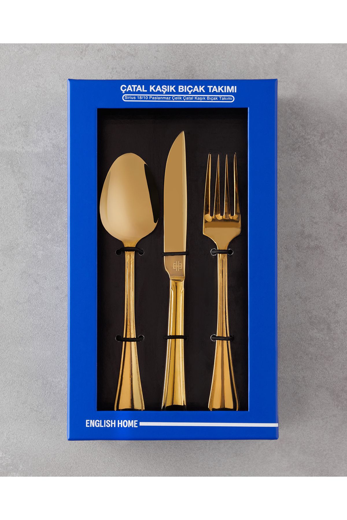 English Home-Sirius Stainless Steel Cutlery Set 18 Pieces 6 People Gold 5