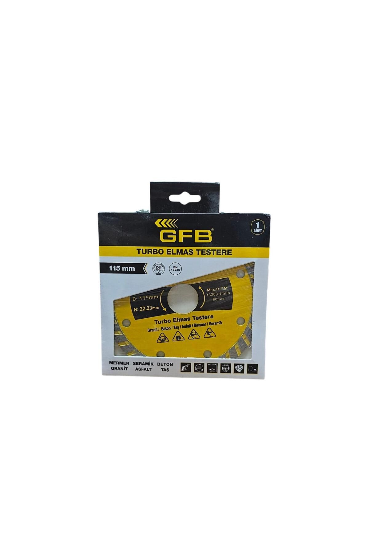 GFB TURBO ELMAS MERMER GRANİT KESİCİ 115 MM TEKLİ