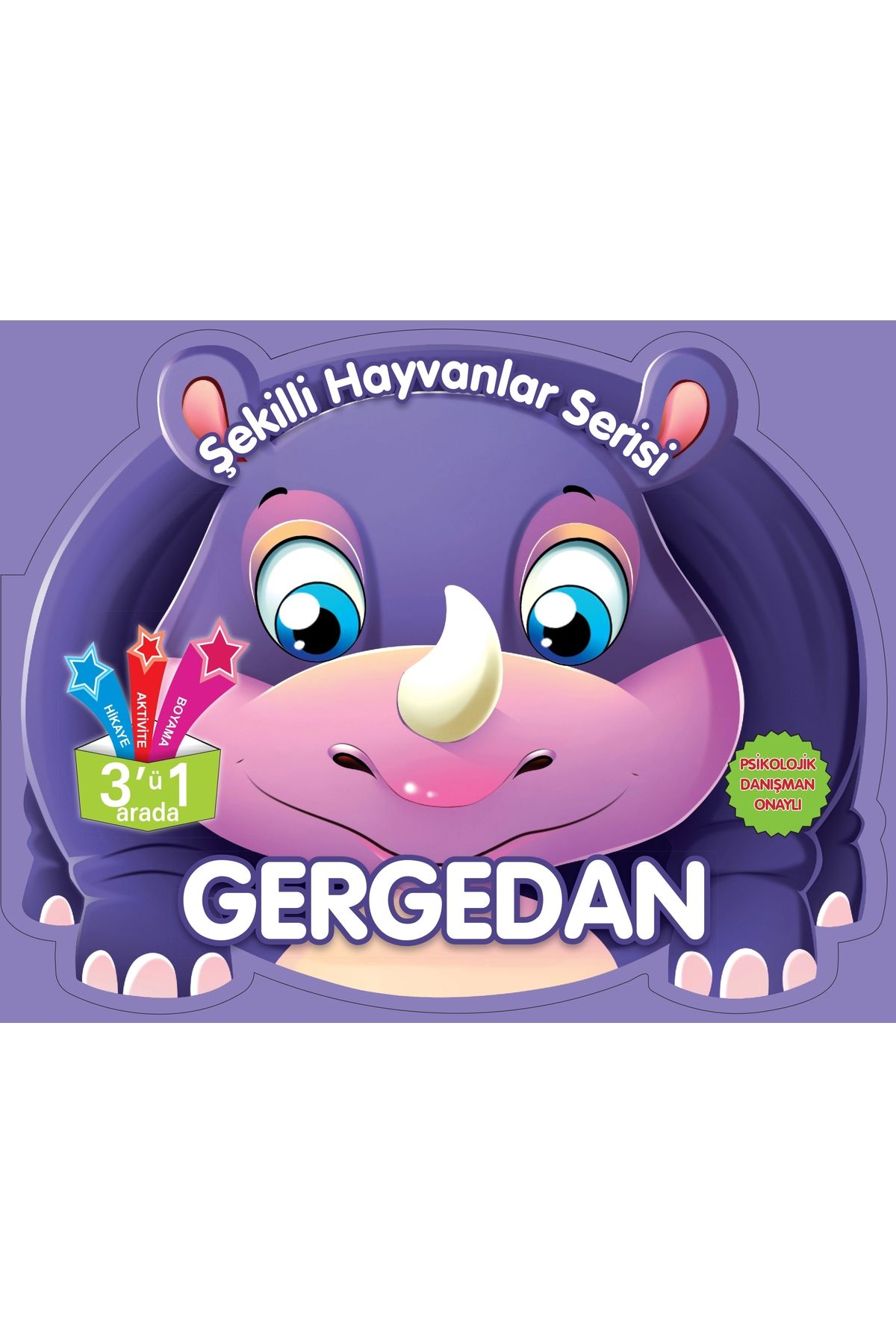 Parıltı Yayınları Şekilli Hayvanlar Serisi - Gergedan