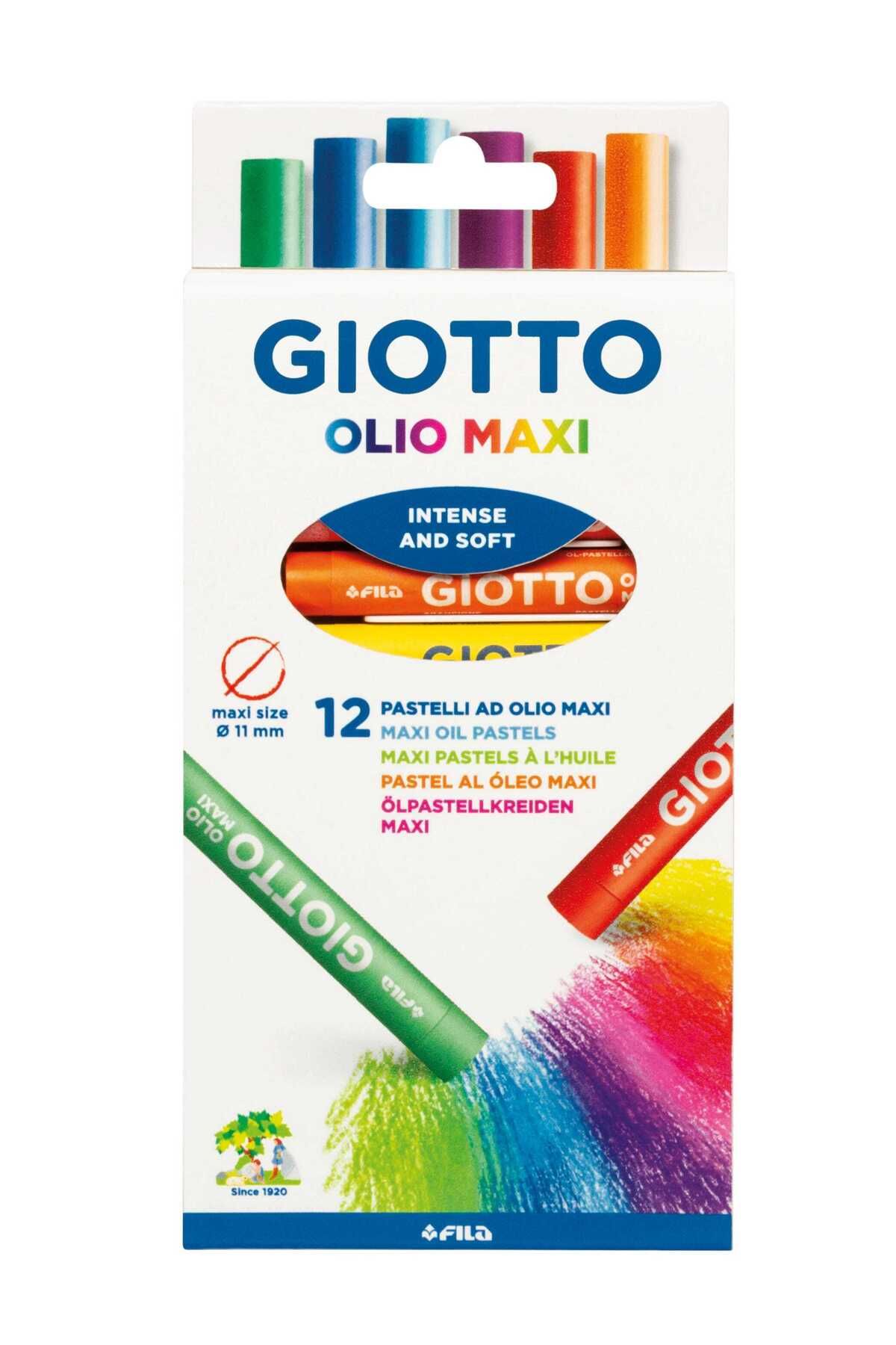 Giotto Hang Tab Box 12 Renk Oil Pastel Boya 293400