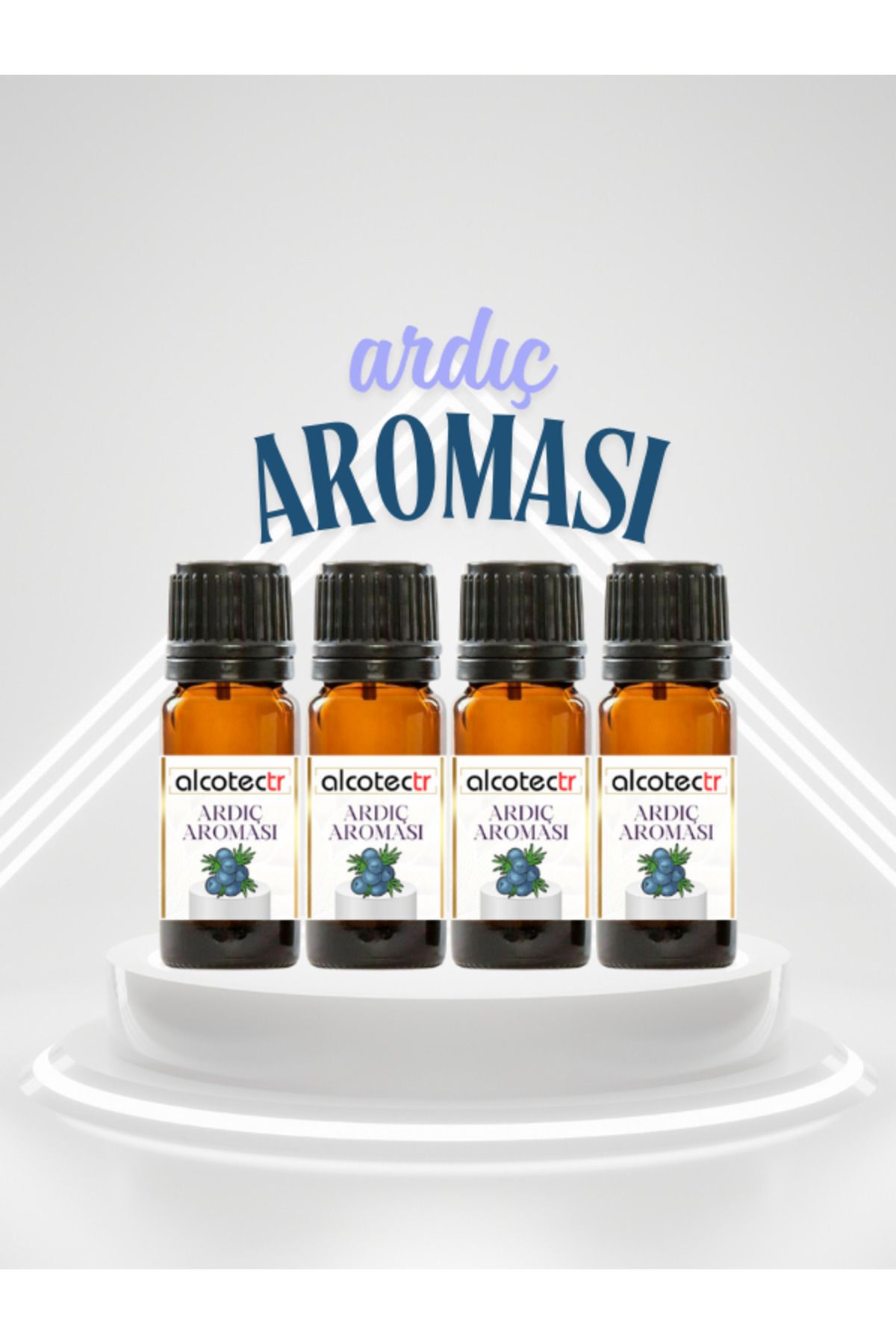 ALCOTECTR Ardıç Aroması 10ml x4 Adet