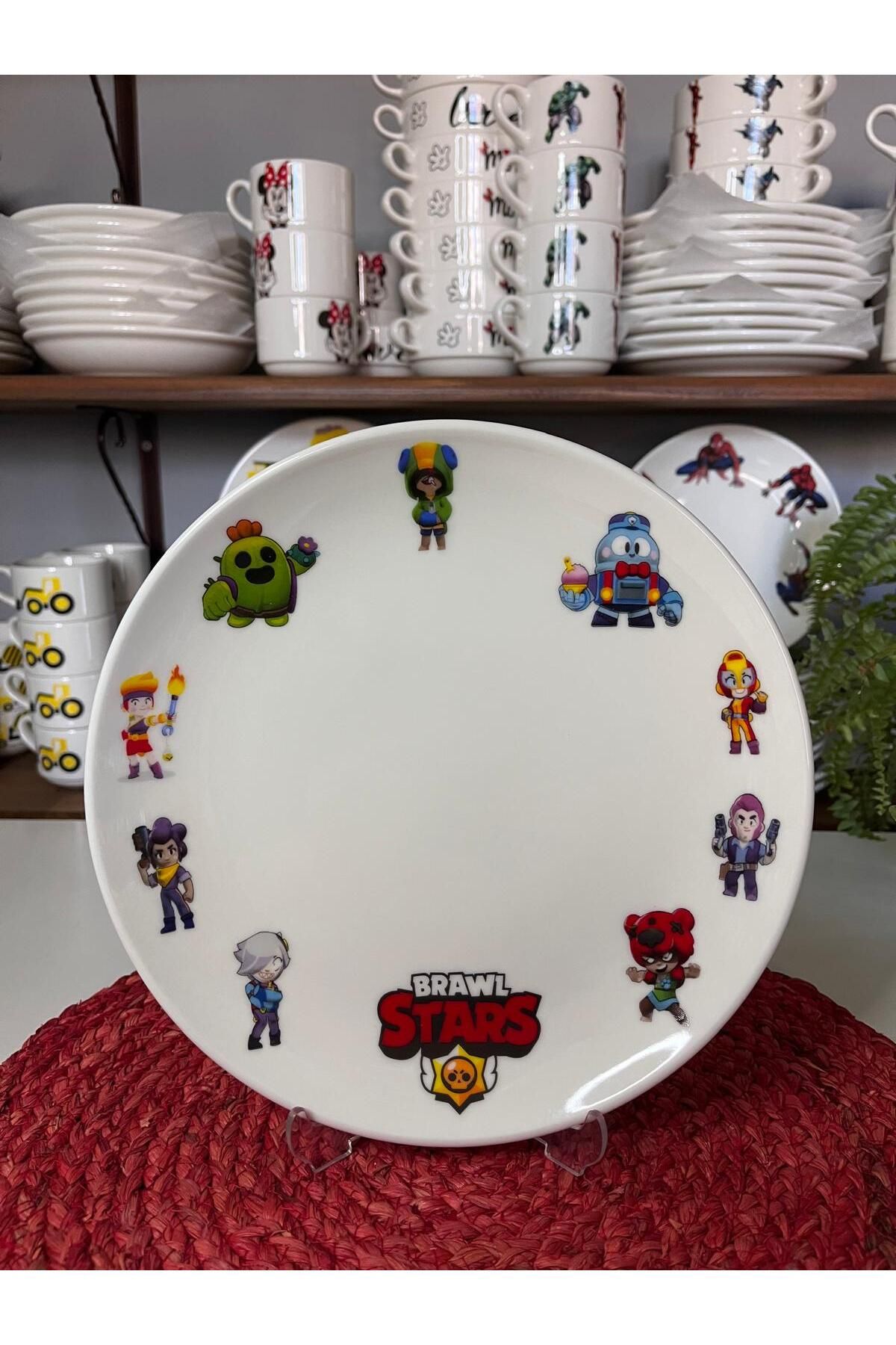 TEBAK COLLECTION TEBAK 5 PARÇA BRAWL STARS MODEL ÇOCUK YEMEK TAKIMI MAMA SETİ