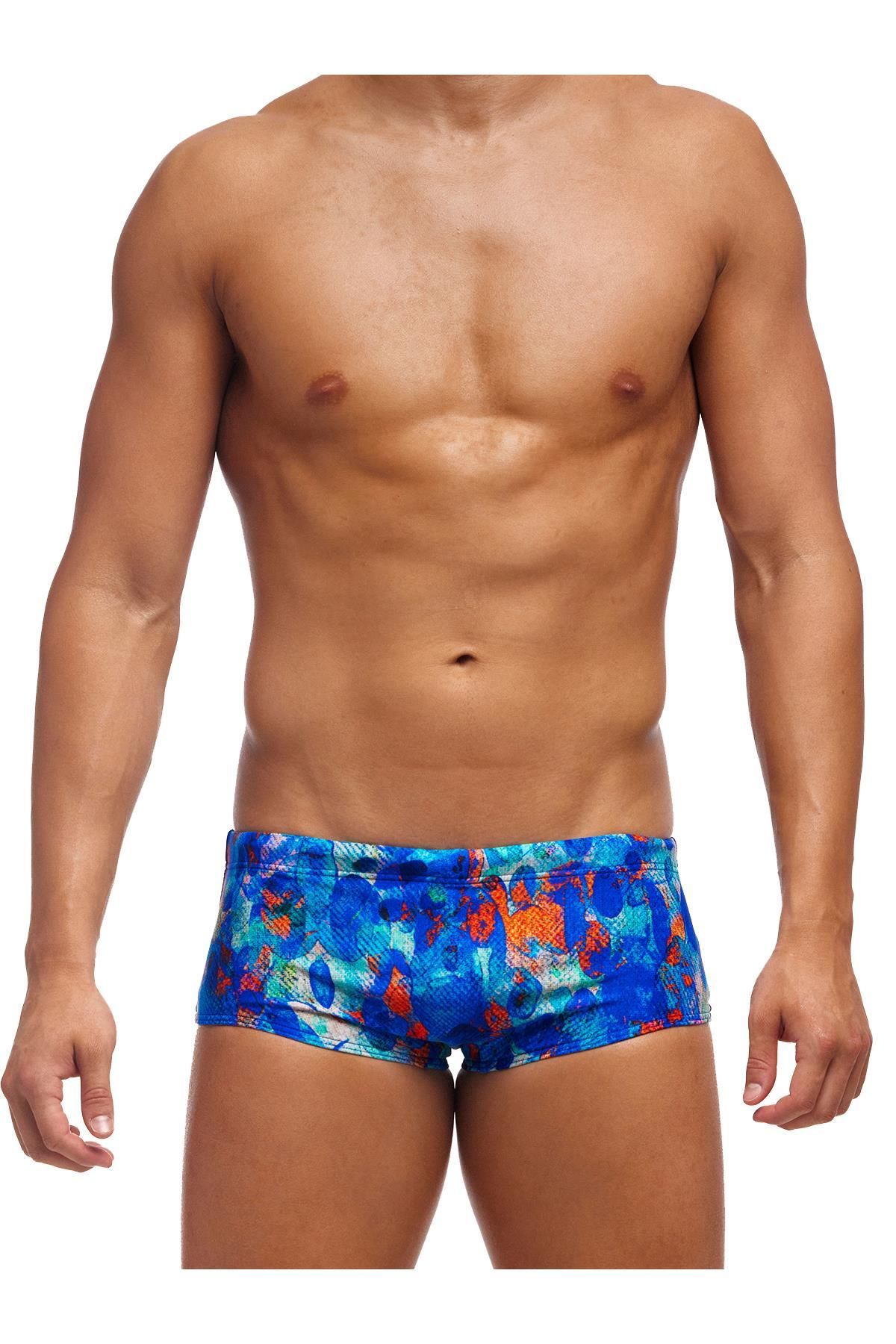 Funky Trunks-Paint Press Men's Training Swimsuit, 14cm Trunks 2