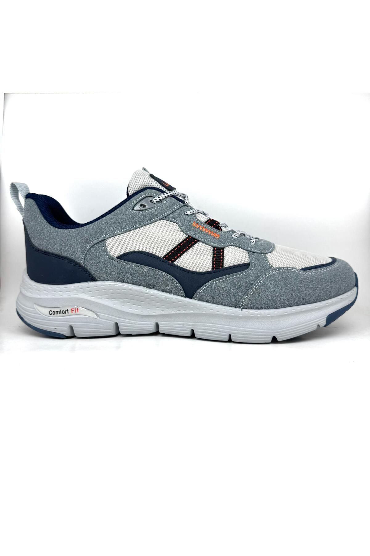 Lepons-Large Size 47-50 Ice Gray Breathable Comfort Sneaker 2