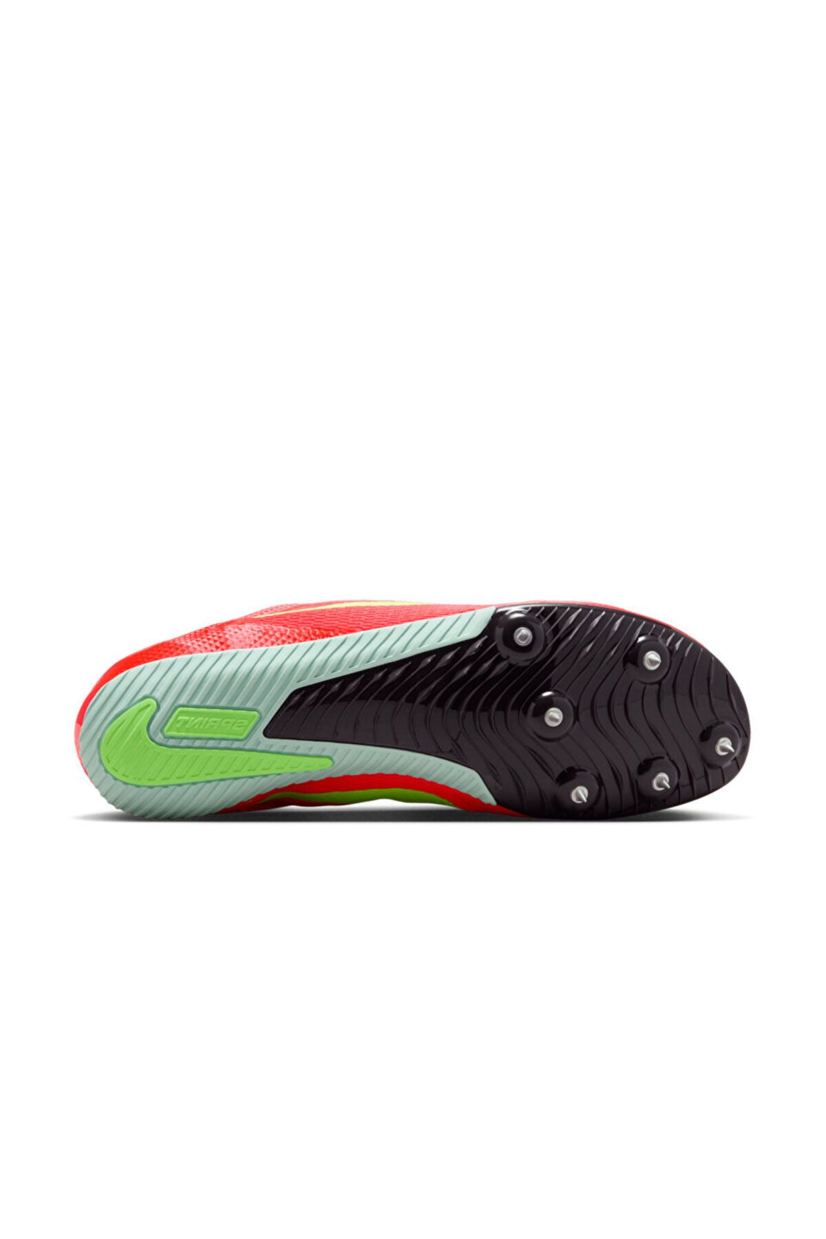 Nike-Zoom Rival Men's Track and Field Spiked Running Shoes Red 6