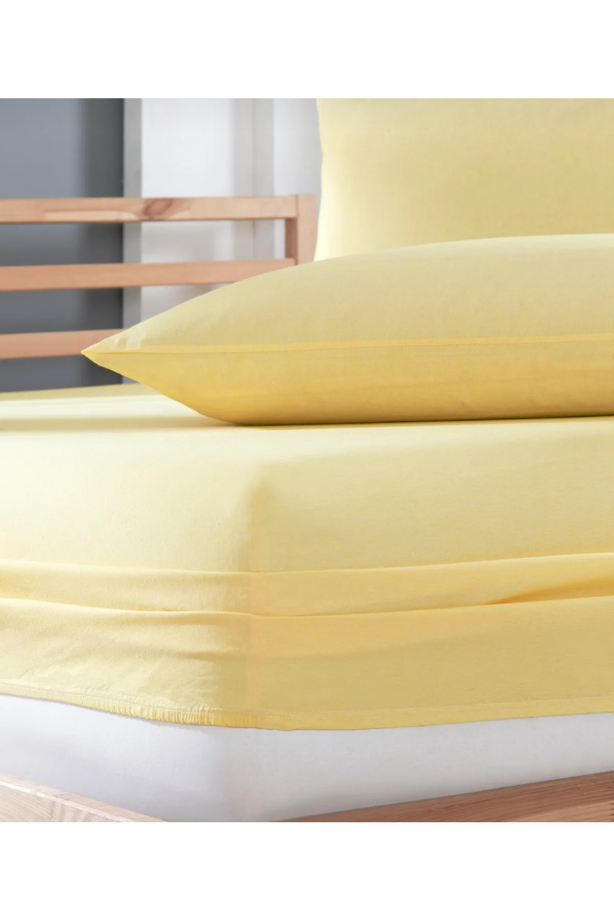 ÇIQRIK HOME-Elastic Double Bed Sheet Set with Pillowcases (Set with Pillowcases) 2