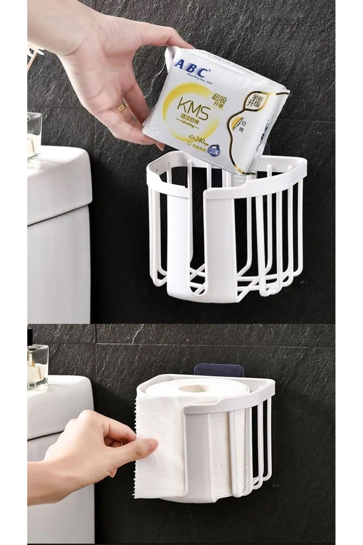 Transformacion-Adhesive Bathroom Organizer - 721169 4