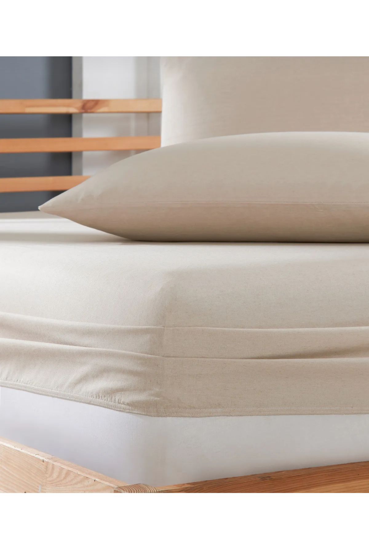 ÇIQRIK HOME-Elastic King Size Bed Sheet Set with Pillowcases (Set with Pillowcases) 2