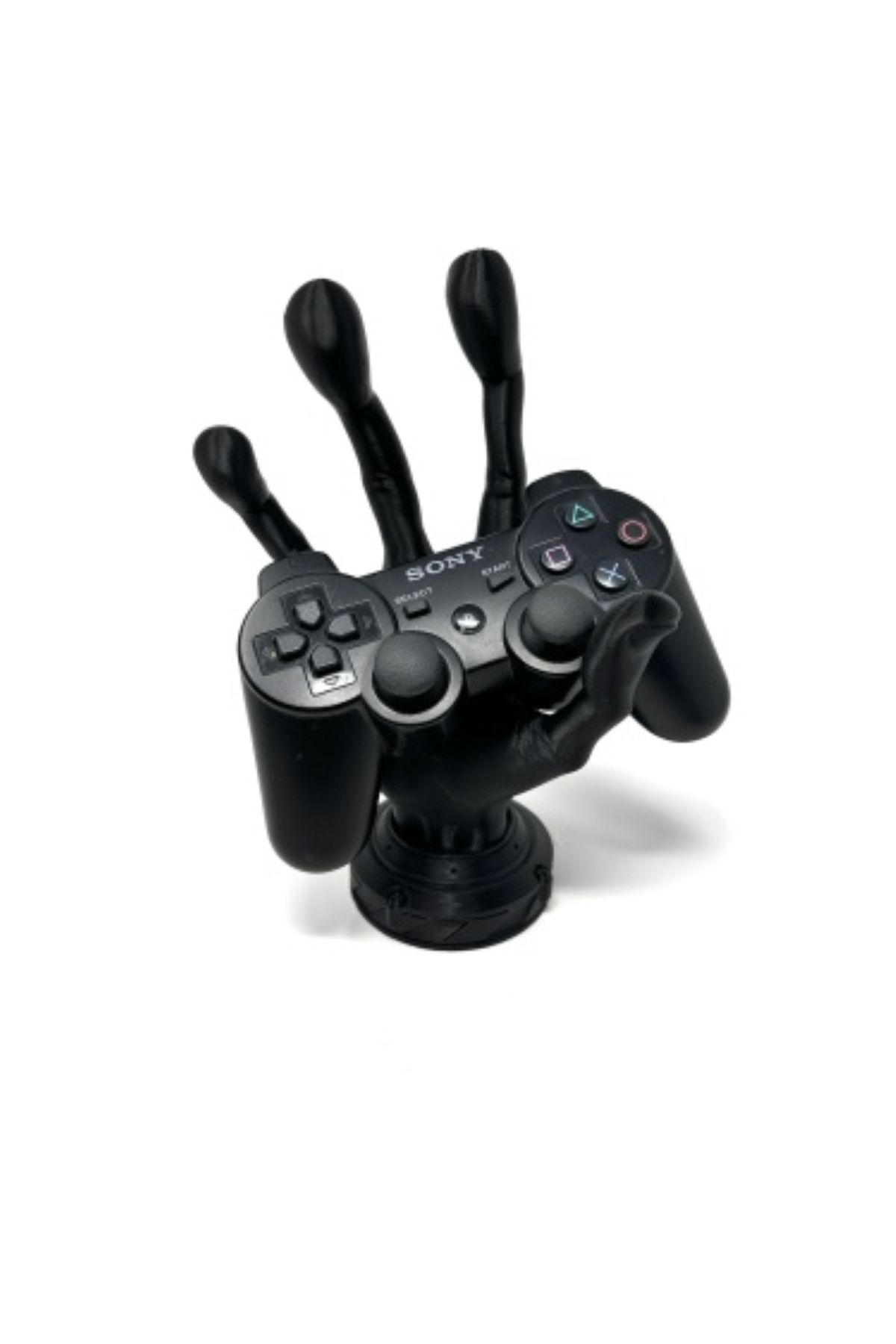 HobiHub PlayStation 4 ve 5 Joystick Tutucu Stand - 4 Parmaklı Alien Eli Tasarımı (Joystick Hariç)