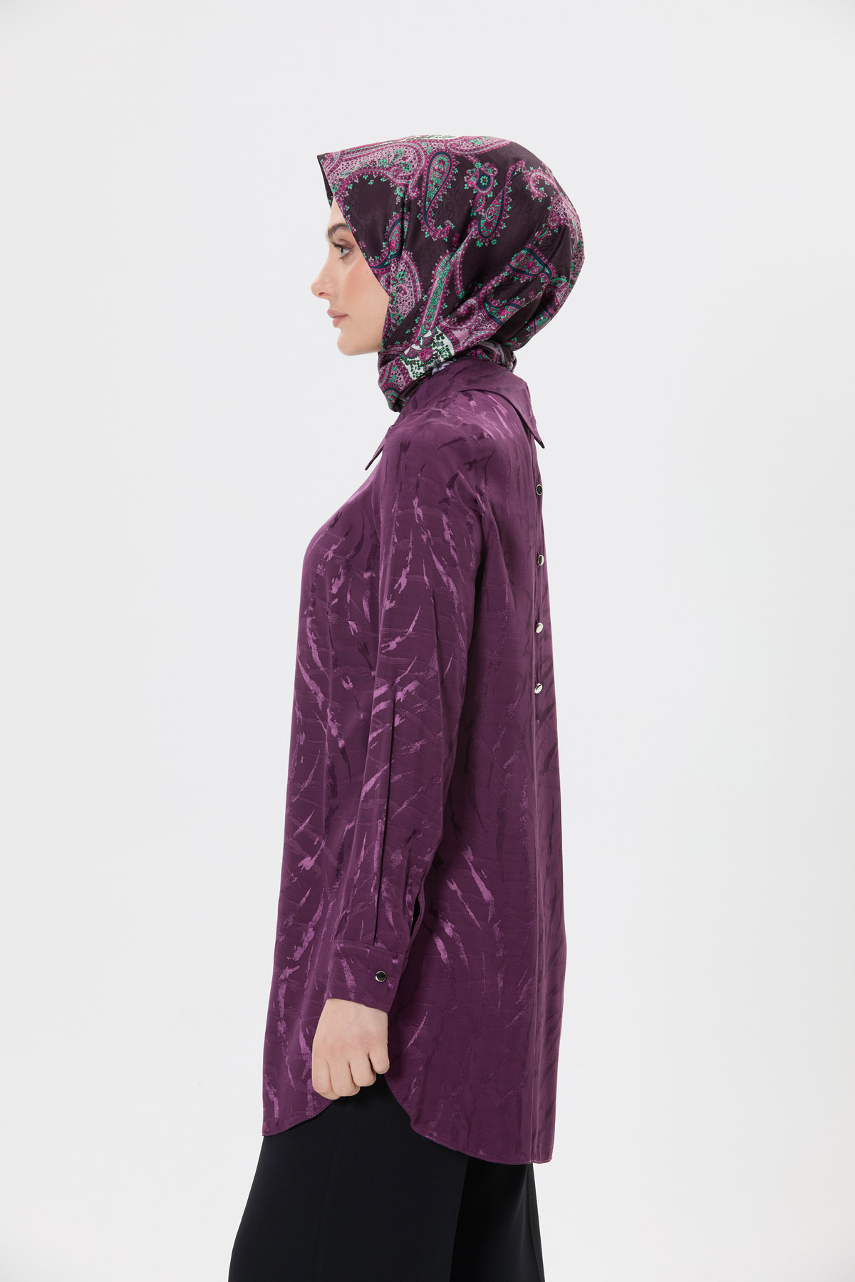Setrms-Muddy Jacquard Stylish Tunic 3