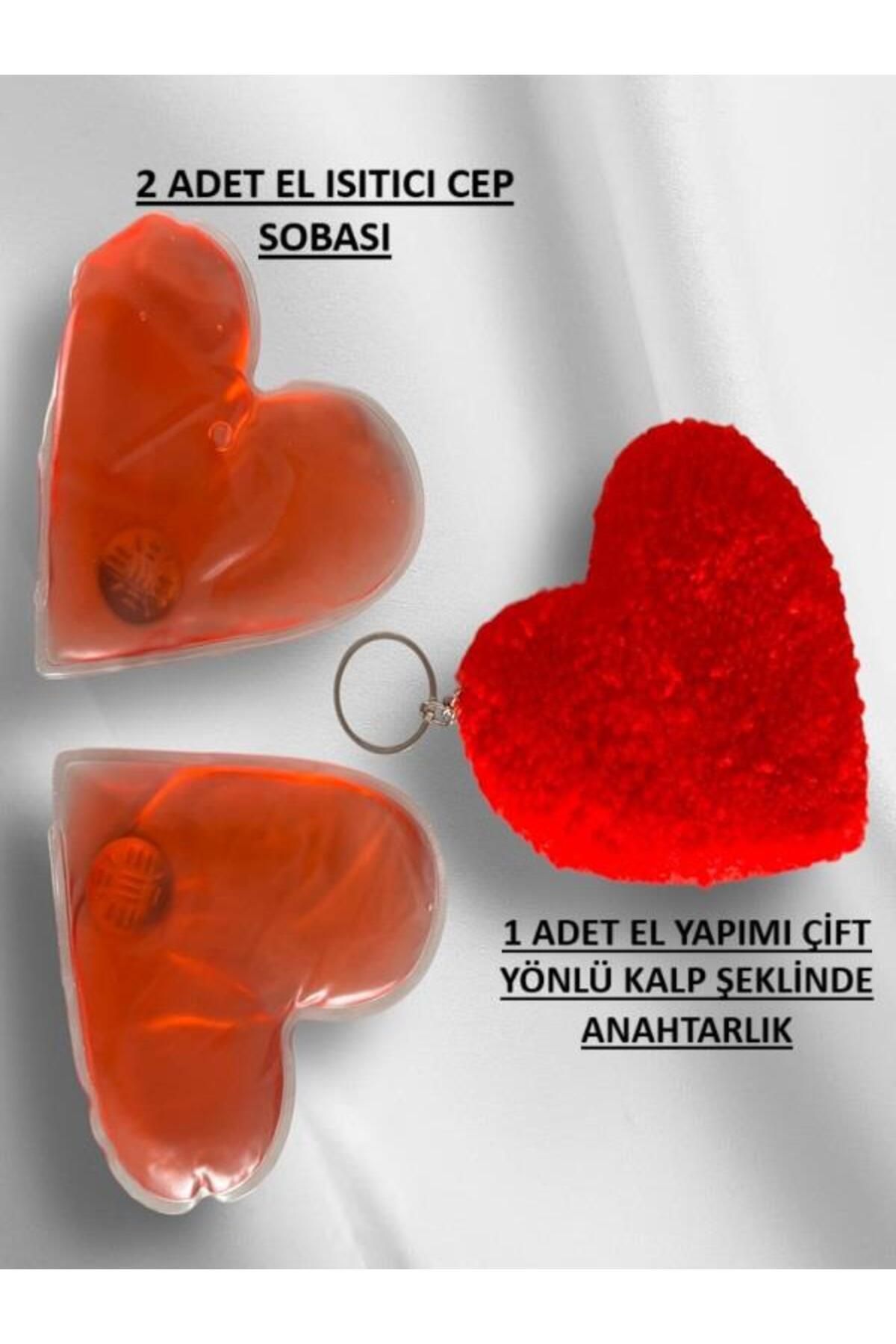 optana Cep Sobası Kalpli Sihirli Jel El Isıtıcısı Cep Sobası El Yapımı Kalp Şeklinde Anahtarlık