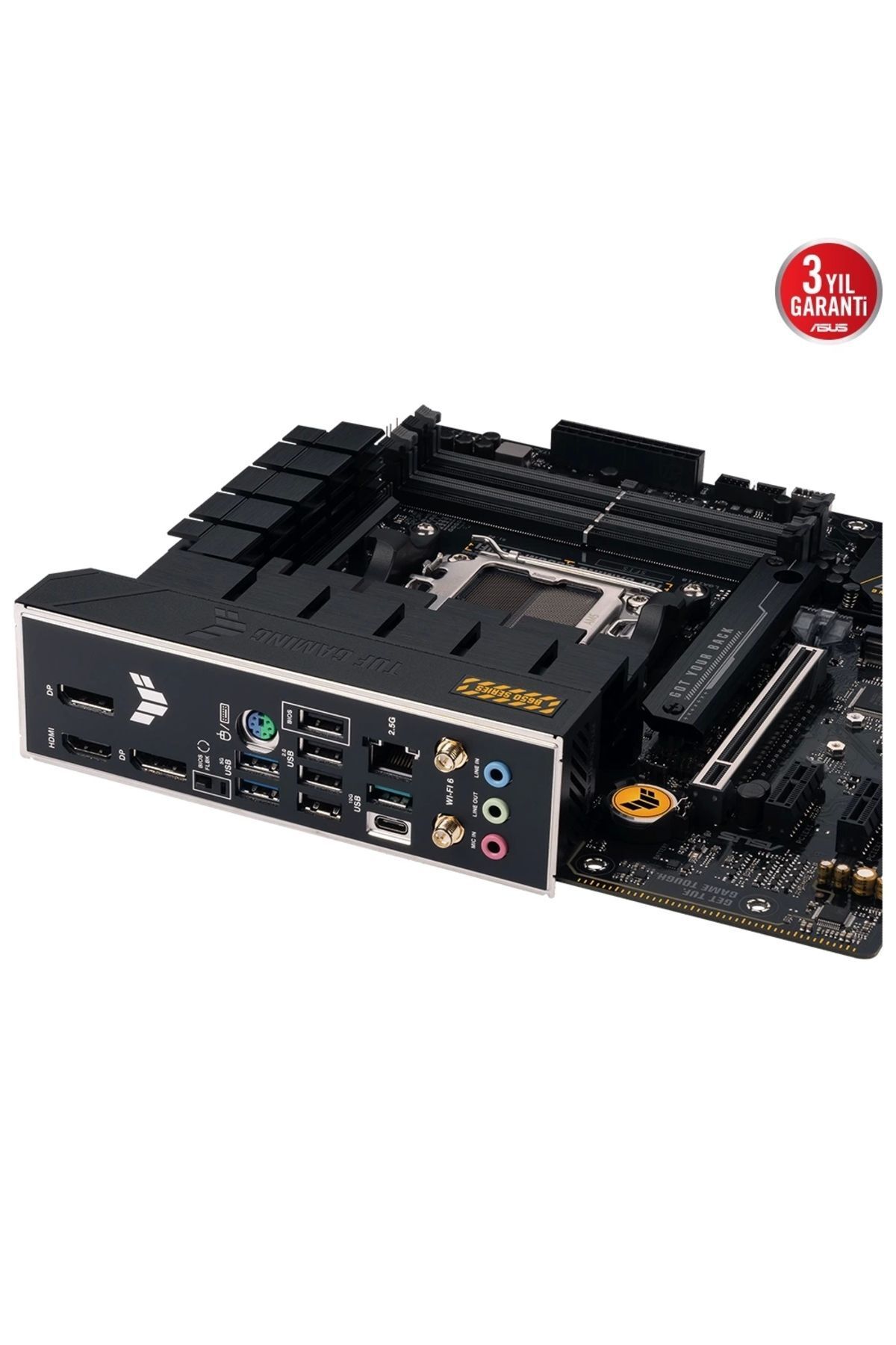 ASUS-Tuf Gaming B650M-E Wifi Am5 Ddr5 Audio Glan Dp/Hdmi Sata3 Usb3.2 Matx 8