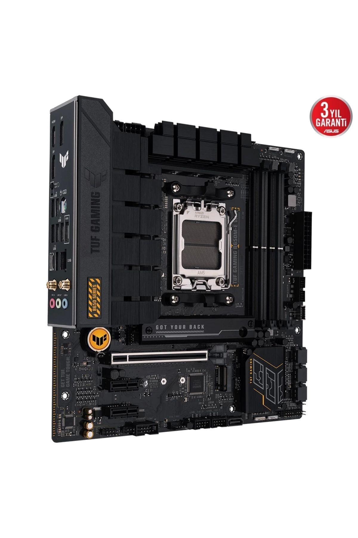 ASUS-Tuf Gaming B650M-E Wifi Am5 Ddr5 Audio Glan Dp/Hdmi Sata3 Usb3.2 Matx 4