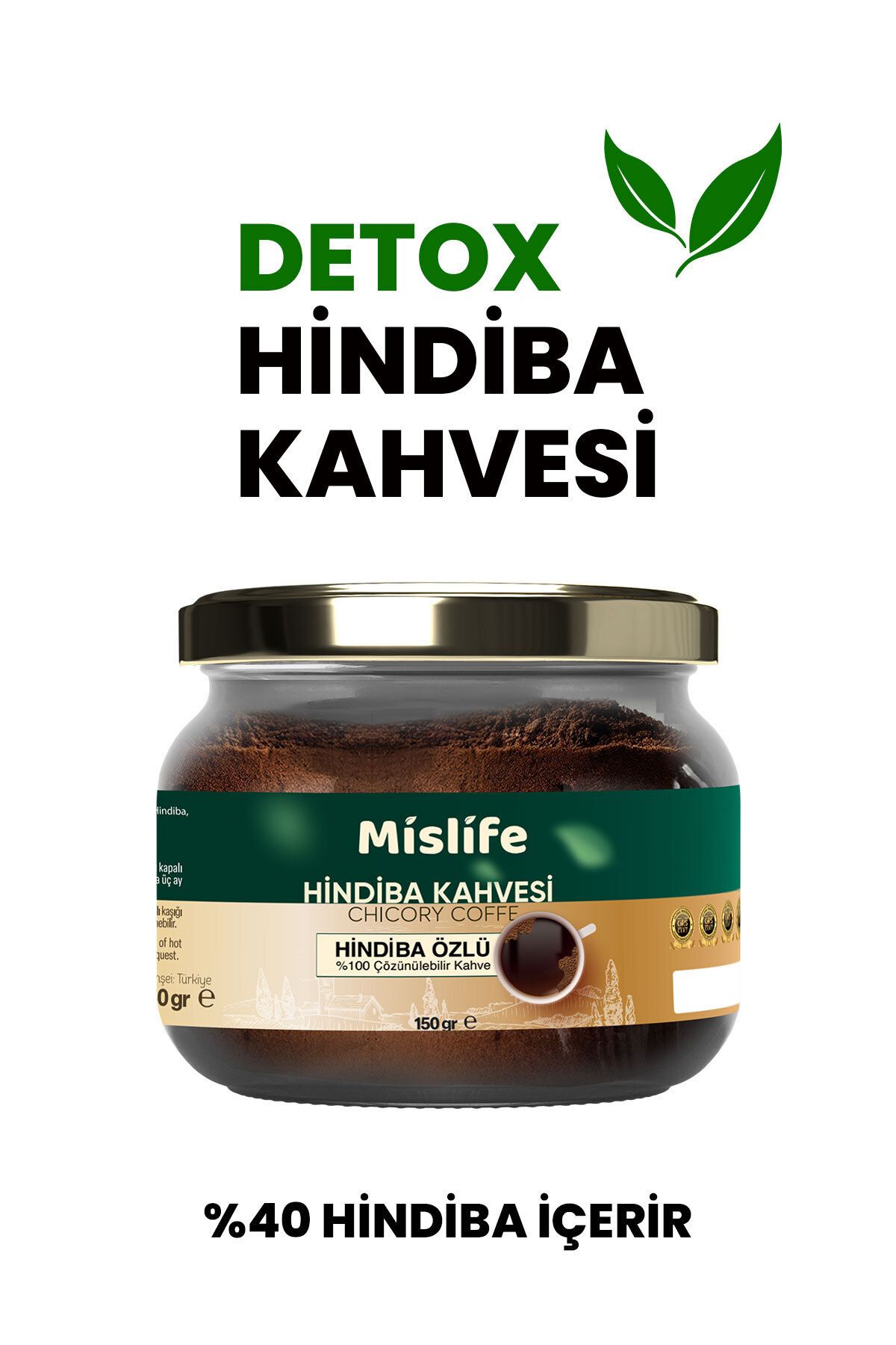 Detox Hindiba Kahvesi - 60 Kullanım 150gr