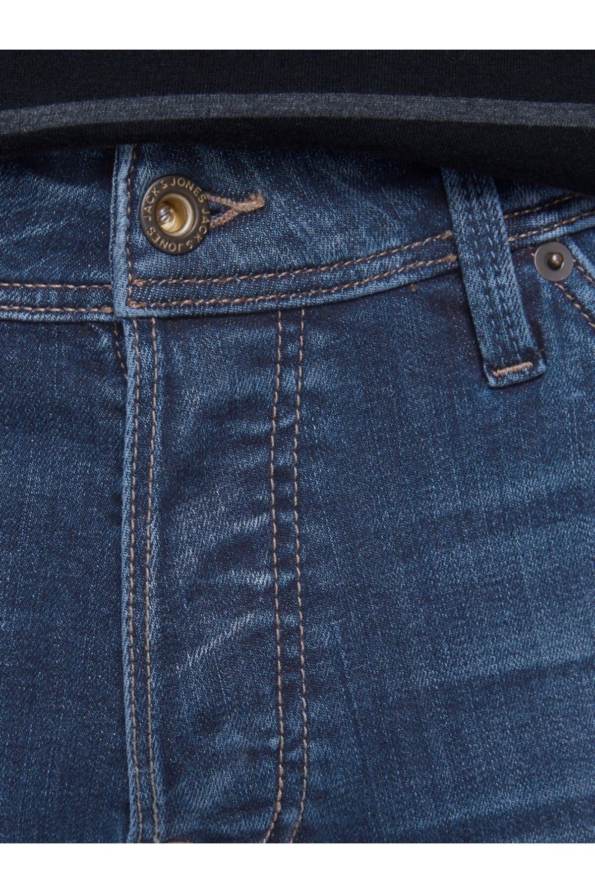 شلوار جین مردانه راسته فاق نرمال | جک اند جونز Jack & Jones 12175888 - تصویر 3