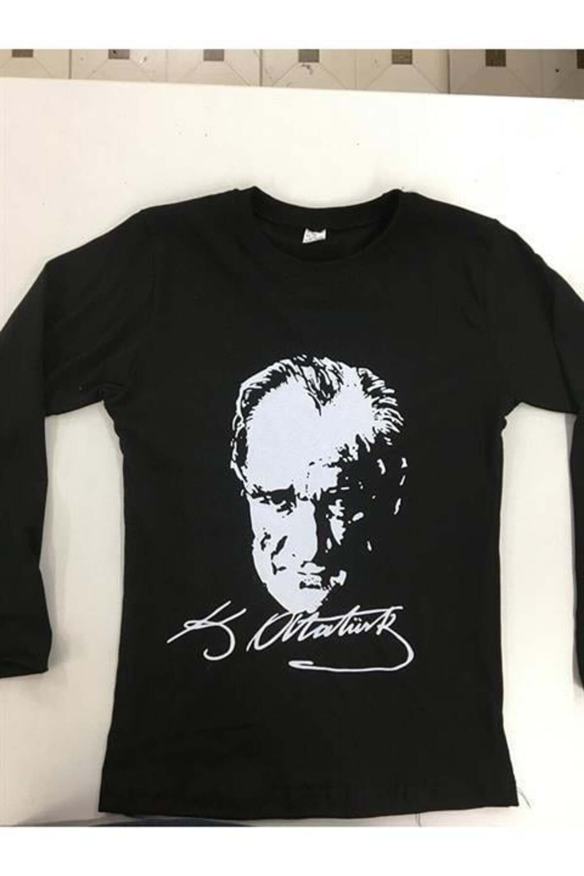 EREN STYLE Es Atatürk Baskılı Uzun Kol T-Shirt