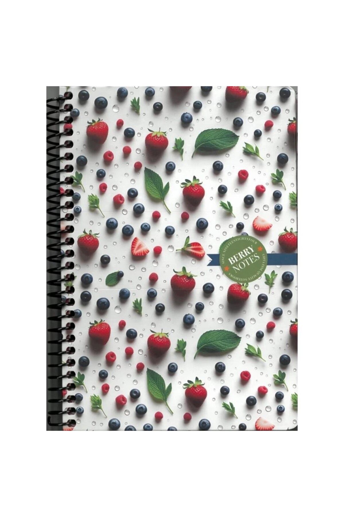 Gıpta-Notebook Berry Notes 17*24 Spr.Hard Kpk. 120yp Căpșuni în dungi 1