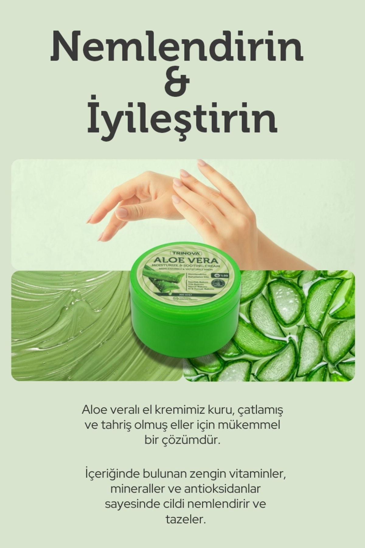 Trinova-Cream Alovera - Moisturizing and Relaxing 2