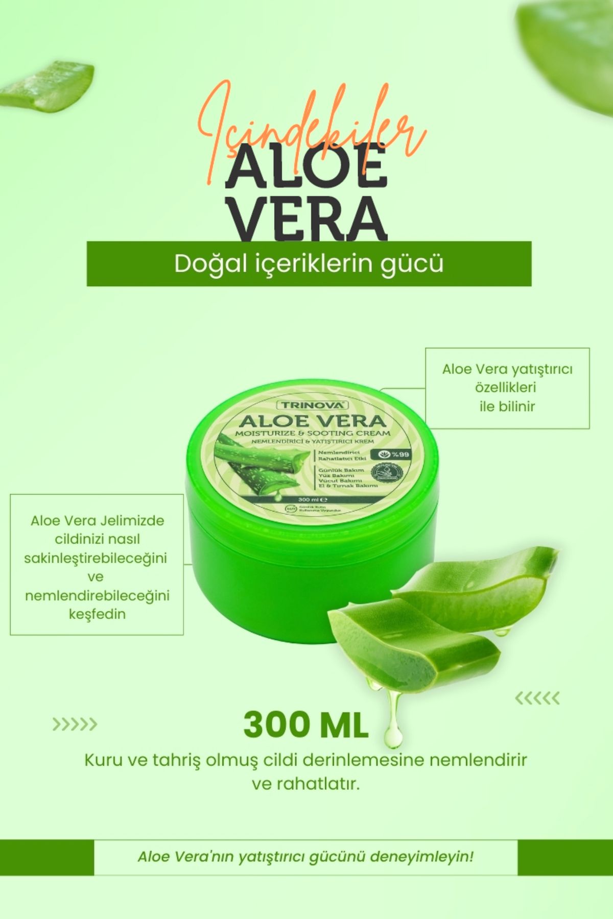 Trinova-Cream Alovera - Moisturizing and Relaxing 6