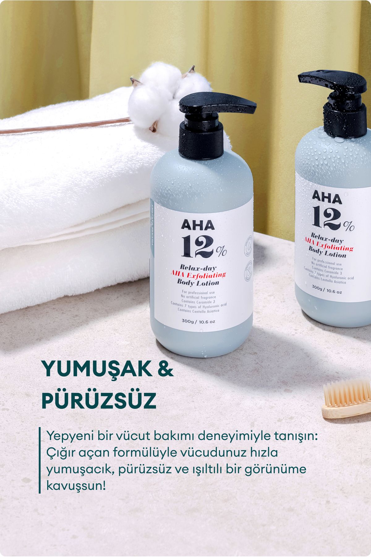 Village 11 Factory-Relax Day Aha - Purifying Glycolic Acid Body Peeling Lotion Against Ingrown Spots and Blackening 8