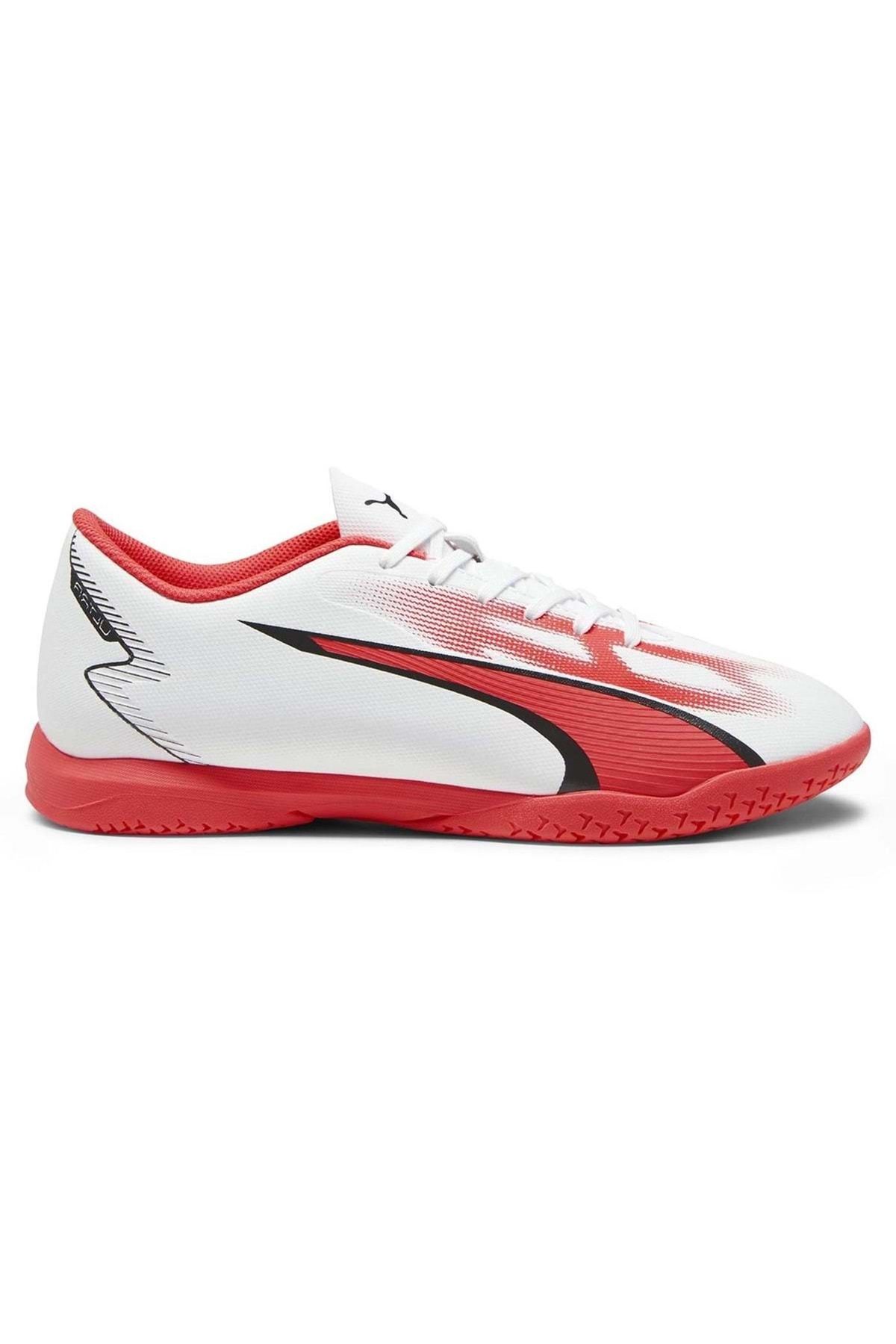 کفش چمن مصنوعی داخلی سفید مردانه 107529 01 Ultra Play It 's Futsal Salon Field Puma