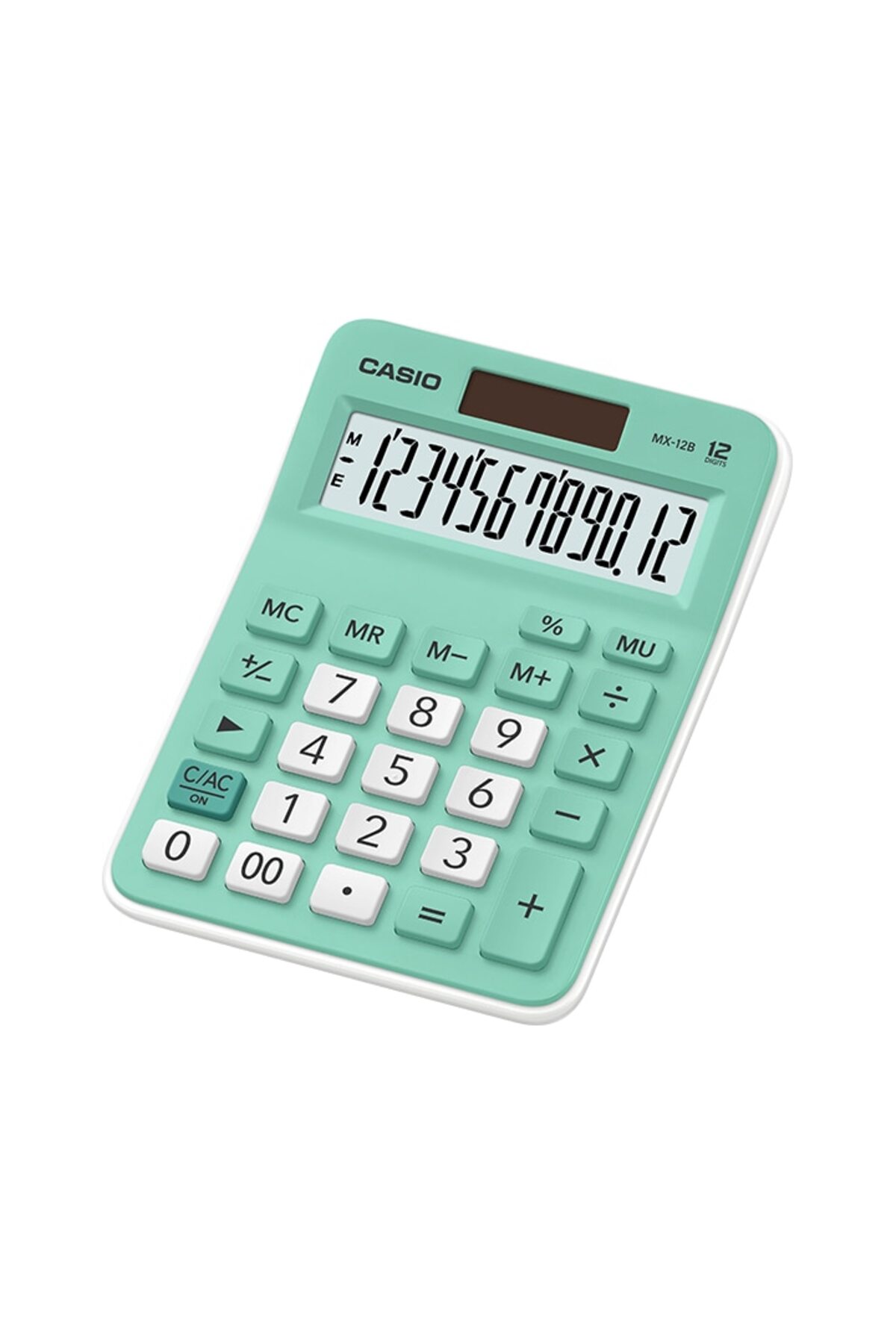 12 Haneli Hesap Makinesi Masaüstü Yeşil Mx-12b-gn