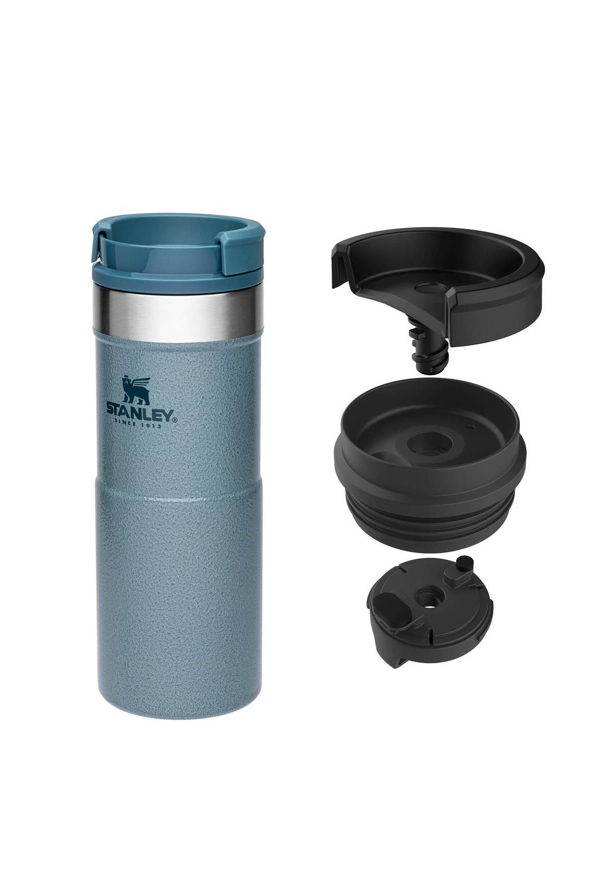 فلاسک آبی مردانه و زنانه کلاسیک Neverleak Thermos Cup 0.35 Lt Stanley