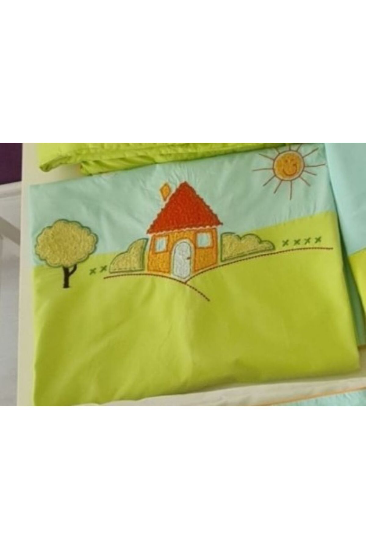 Funna Baby 90x120 farm bebek park yatak uyku seti