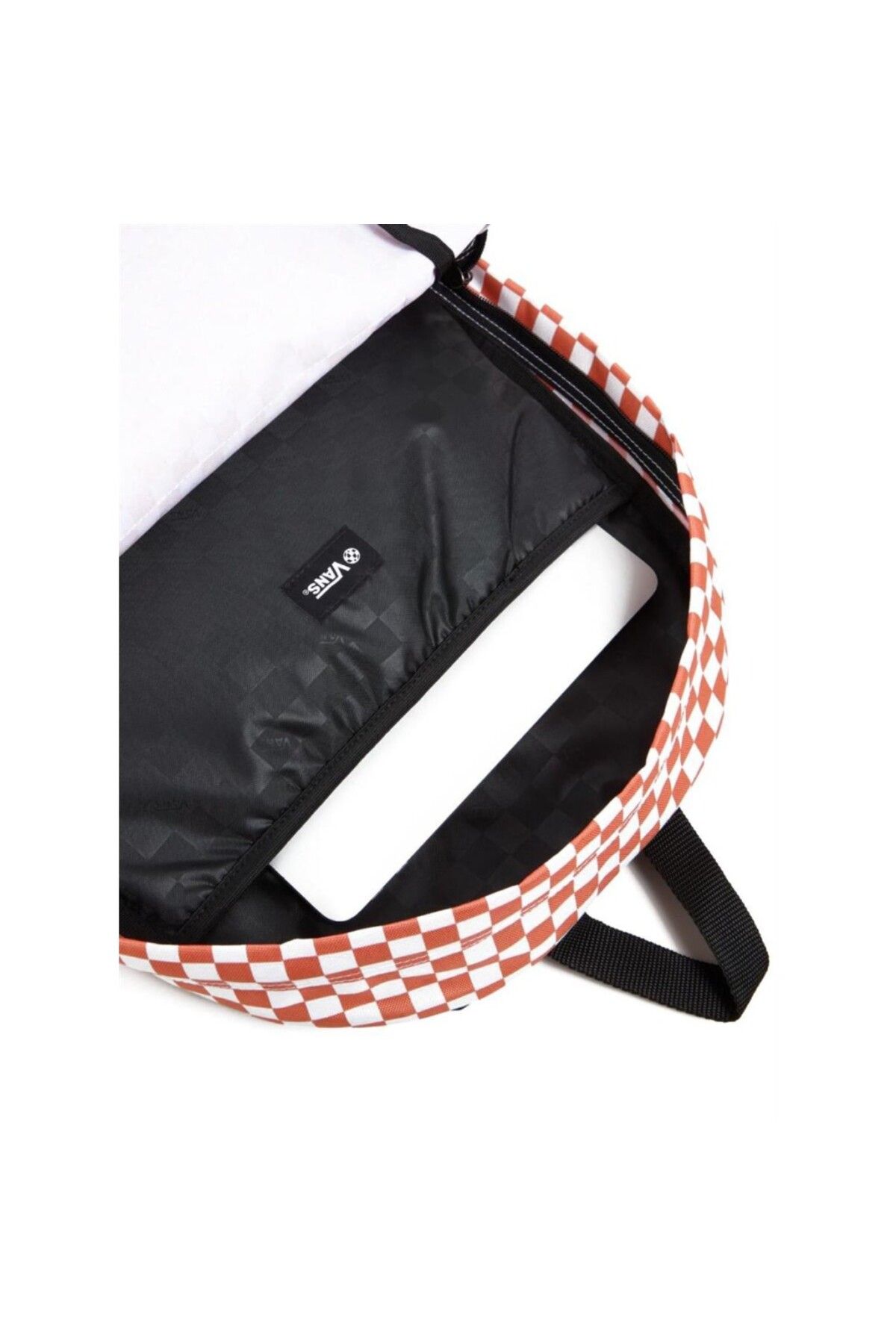 Vans-Hnedý kockovaný ruksak Vans Old Skool Check Backpack 4
