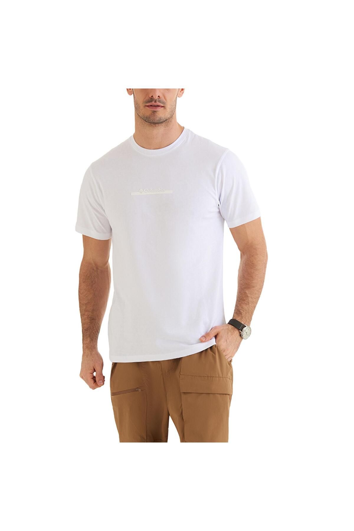 Columbia-Ανδρικό T-Shirt Cs0121 Csc M Bar Split Graphic Ss Tee 3