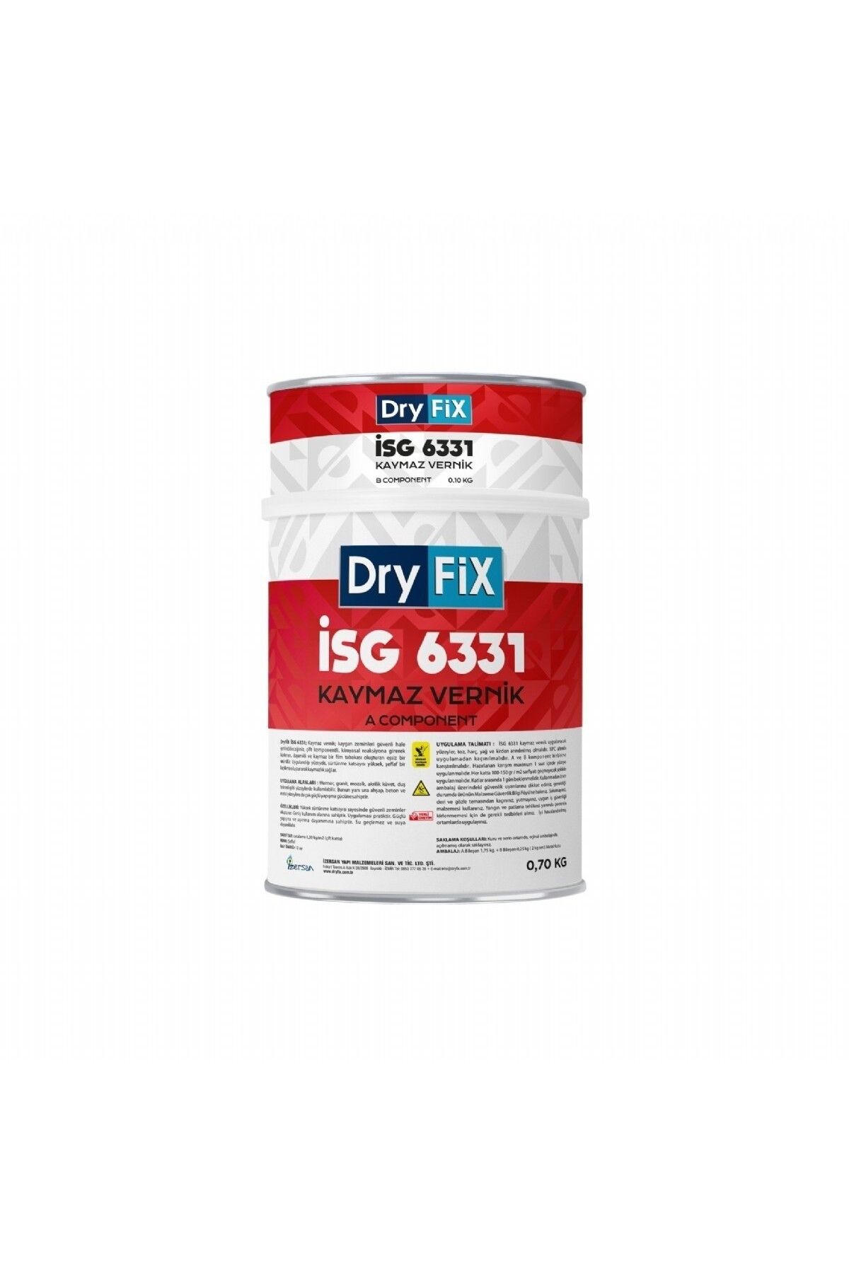 Dryfix İsg 6331 Kaymaz Vernik Şeffaf 0,8 Kg Set