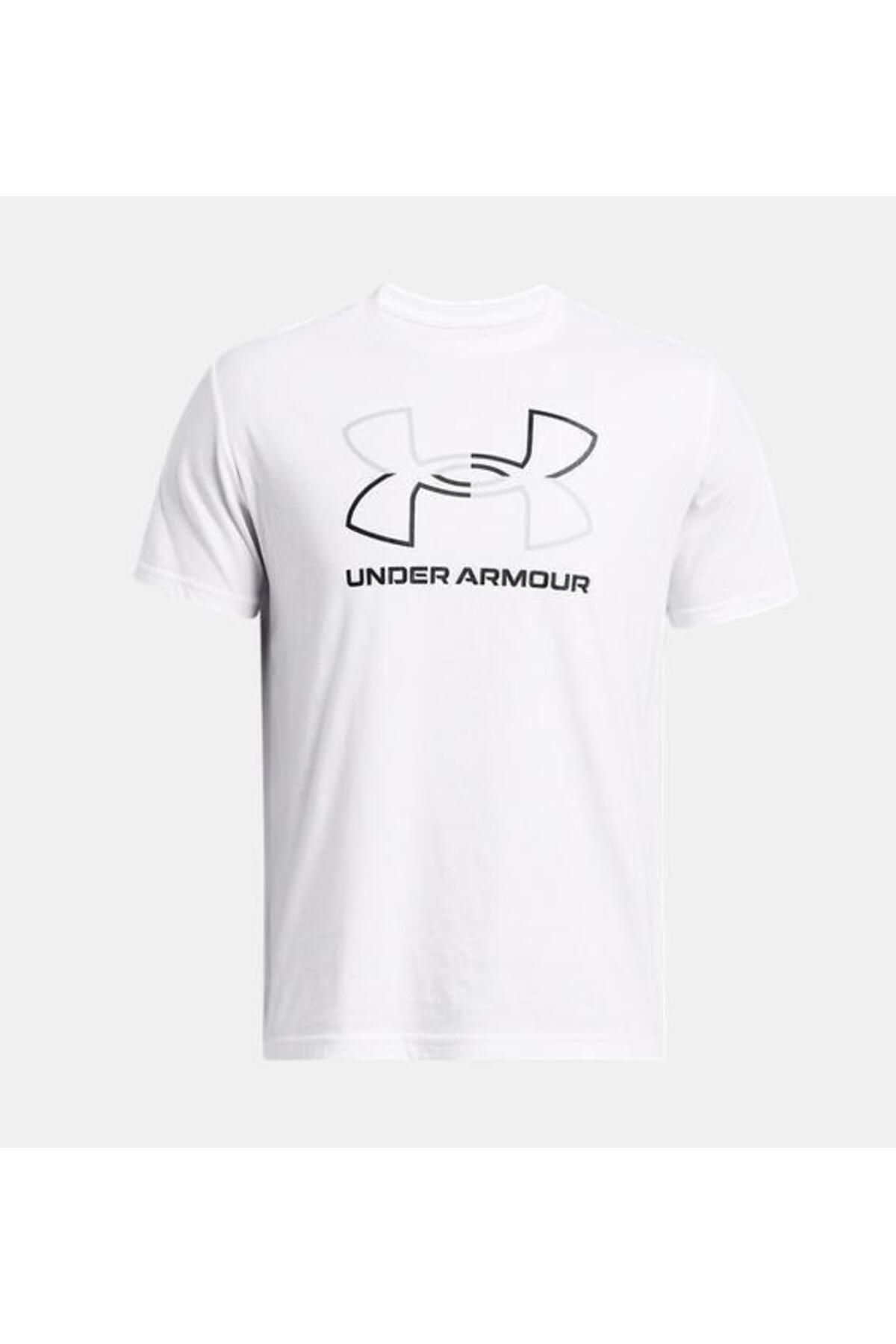 تی شرت سفید مردانه آستین کوتاه بنیاد UA 1382915 101 Under Armour