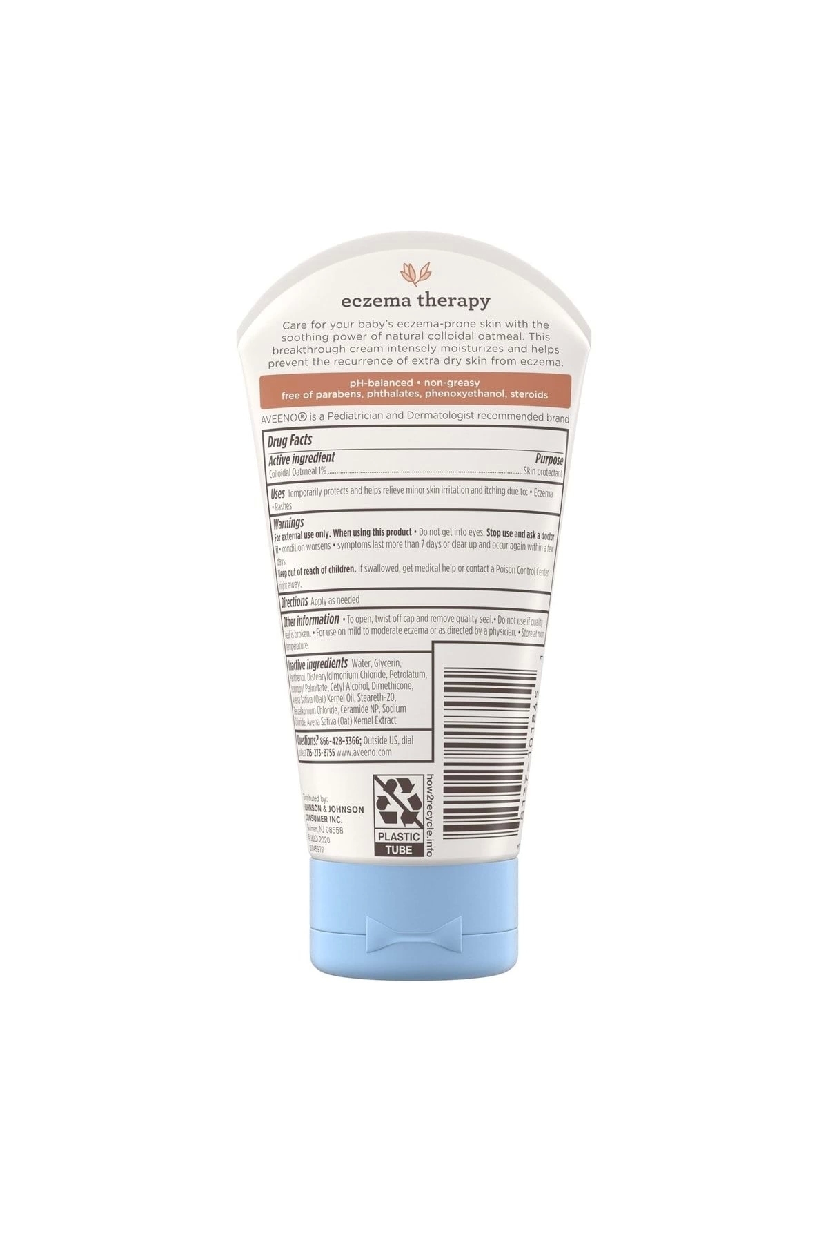 AVEENO Baby Eczema Therapy Moisturizng Cream 141 gr fotoğrafı 2 (önizleme)