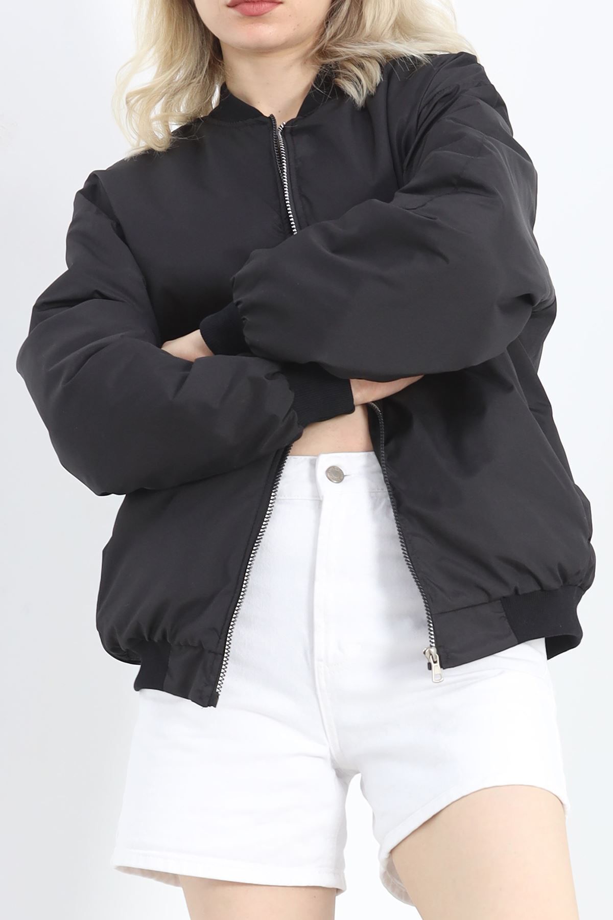 svakki Unisex Bomber Ceket Siyah - 20362.1761.