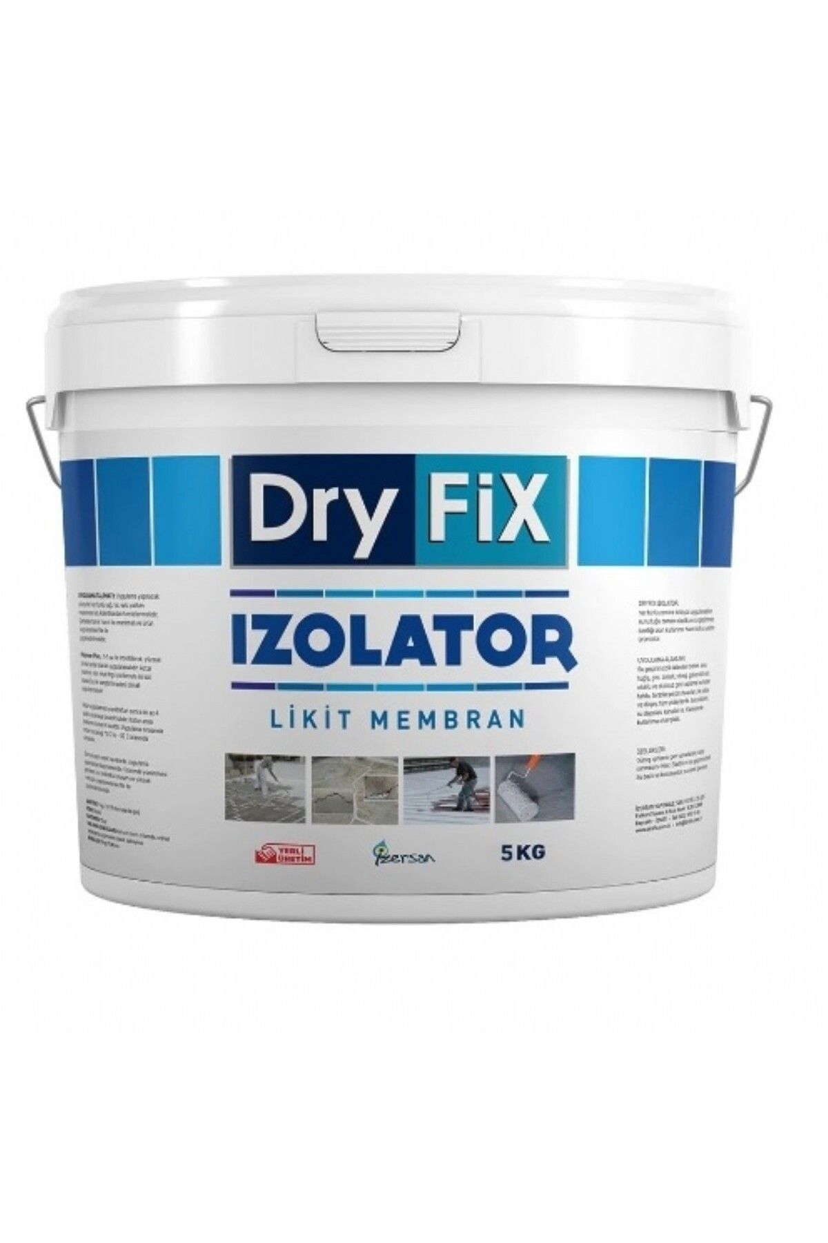 Dryfix İzolator Beyaz Elastomerik Su Yalıtım Ürünü 5 Kg Uv