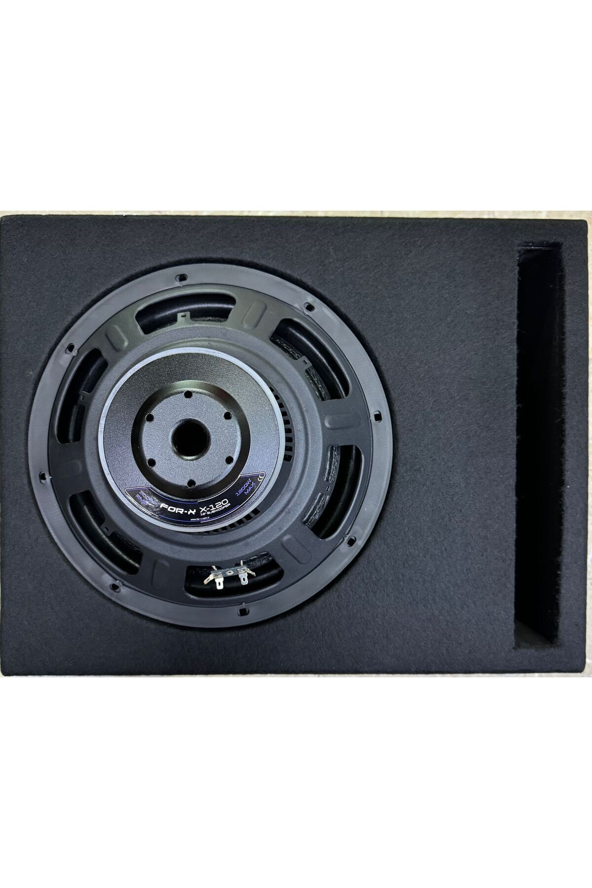 FORX5 X-120 30cm Özel Spl Ön Yüzey Medefe Kabinli Subwoofer 1200wat 300rms Tek Bobin