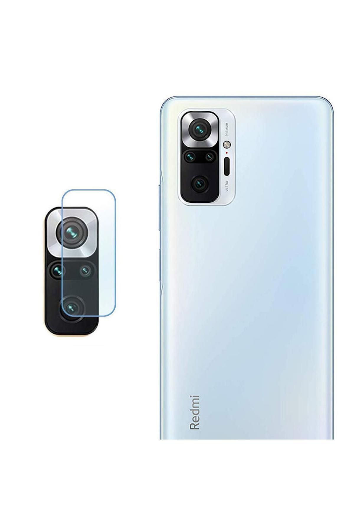 Zebana-Xiaomi Redmi Note 10 Pro Compatible Camera Lens Protection Glass Transparent 1