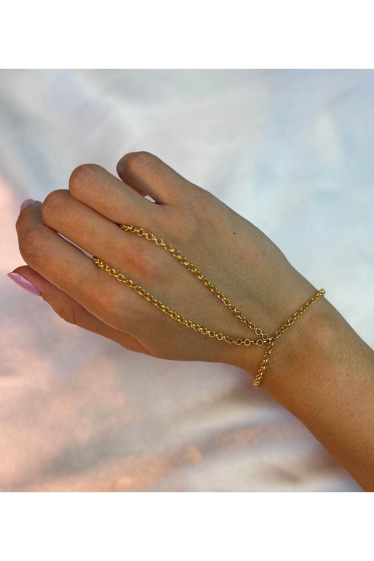 yubijewelry Paslanmaz Çelik Zincir Şahmeran Bileklik.