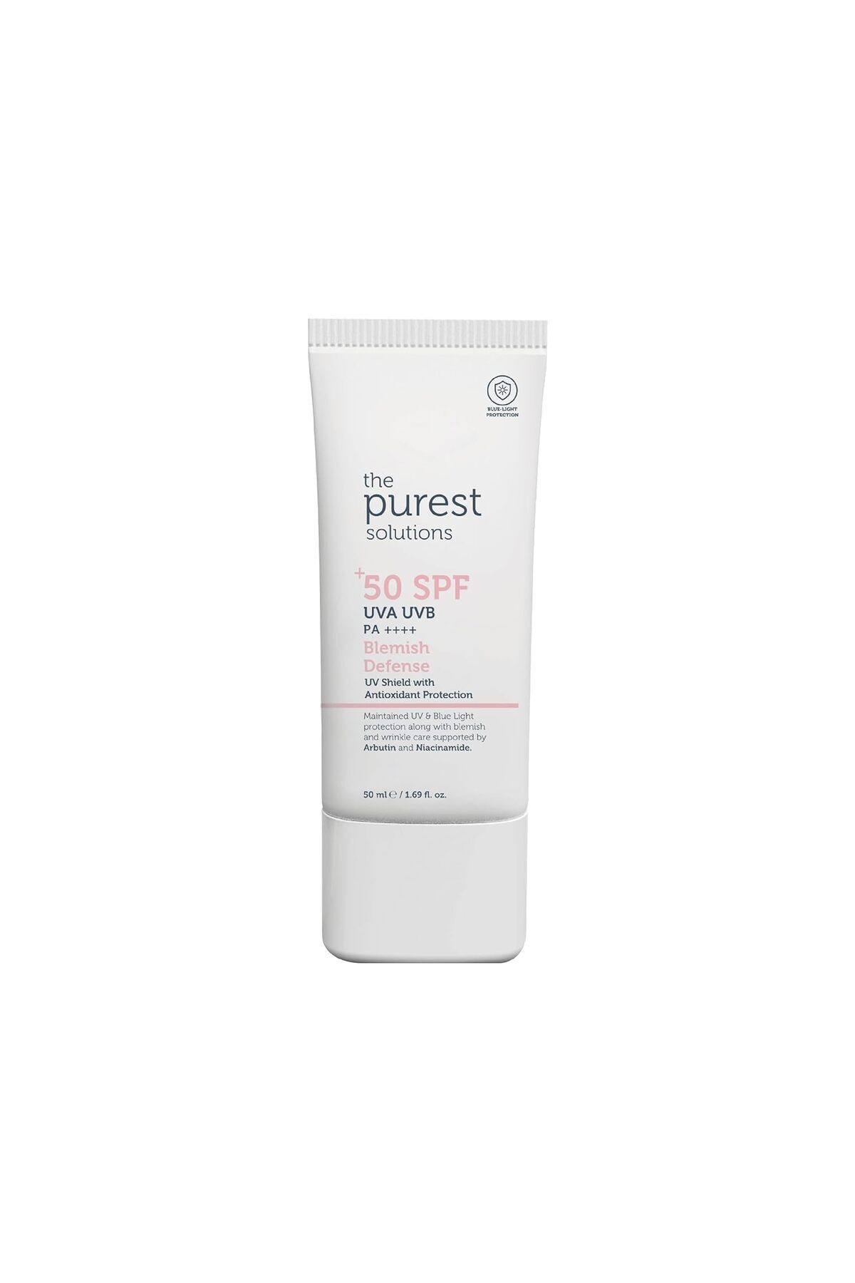 The Purest Solutions-The Purest Solutions Blemish Defense (Scut UV cu protecție antioxidantă SPF 50+) - 8h UVA Protect 1
